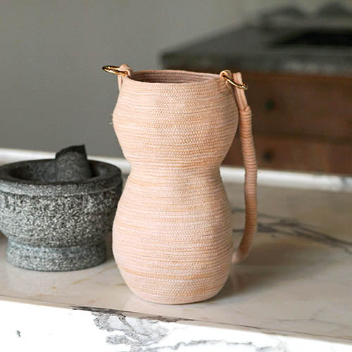 OINO Vase Bag in Sand Beige - Image 2
