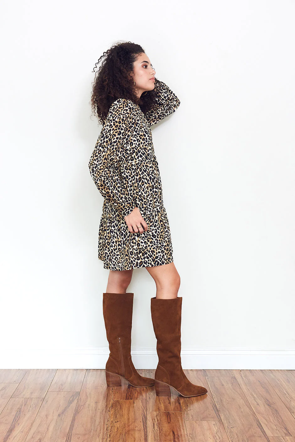Olivia Mini Dress in Cheetah Queen - Image 2