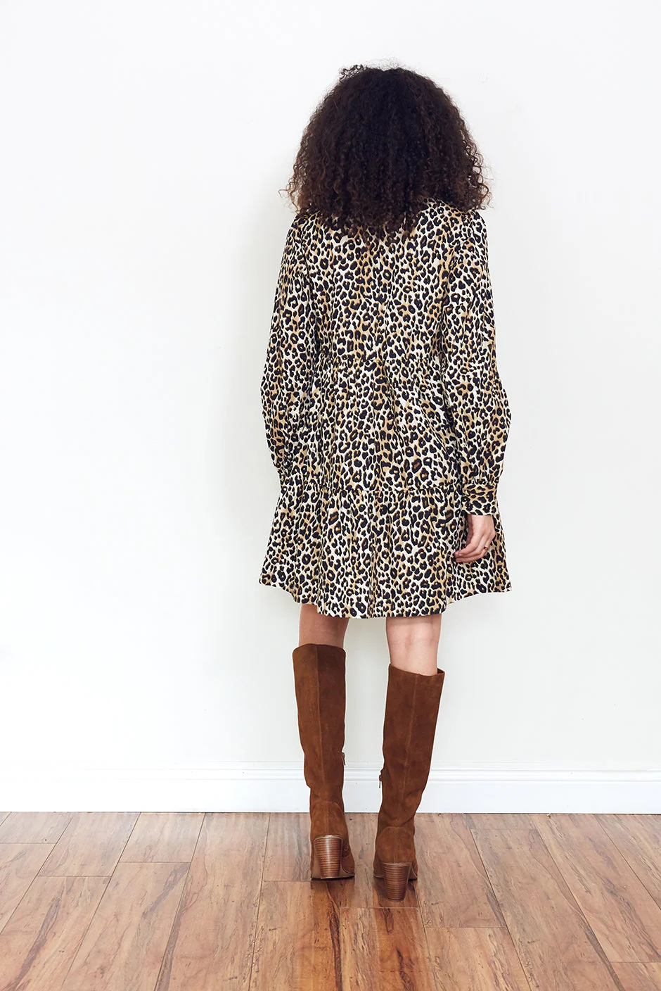Olivia Mini Dress in Cheetah Queen - Image 3