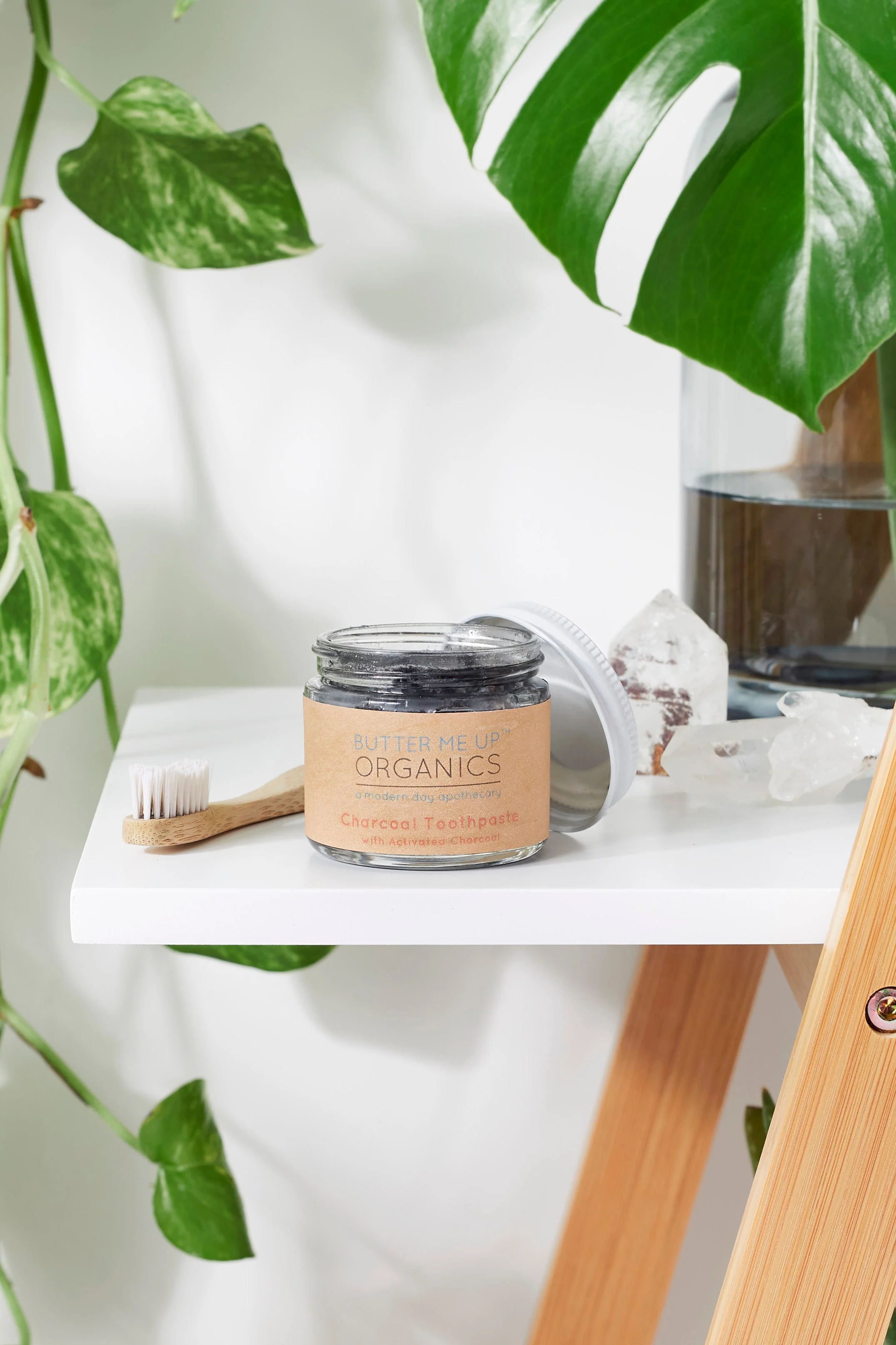 Organic Activated Charcoal Toothpaste / Whitening Toothpaste / Organic Toothpaste / Black Toothpaste / Charcoal Toothpaste / Tooth Paste - Image 3