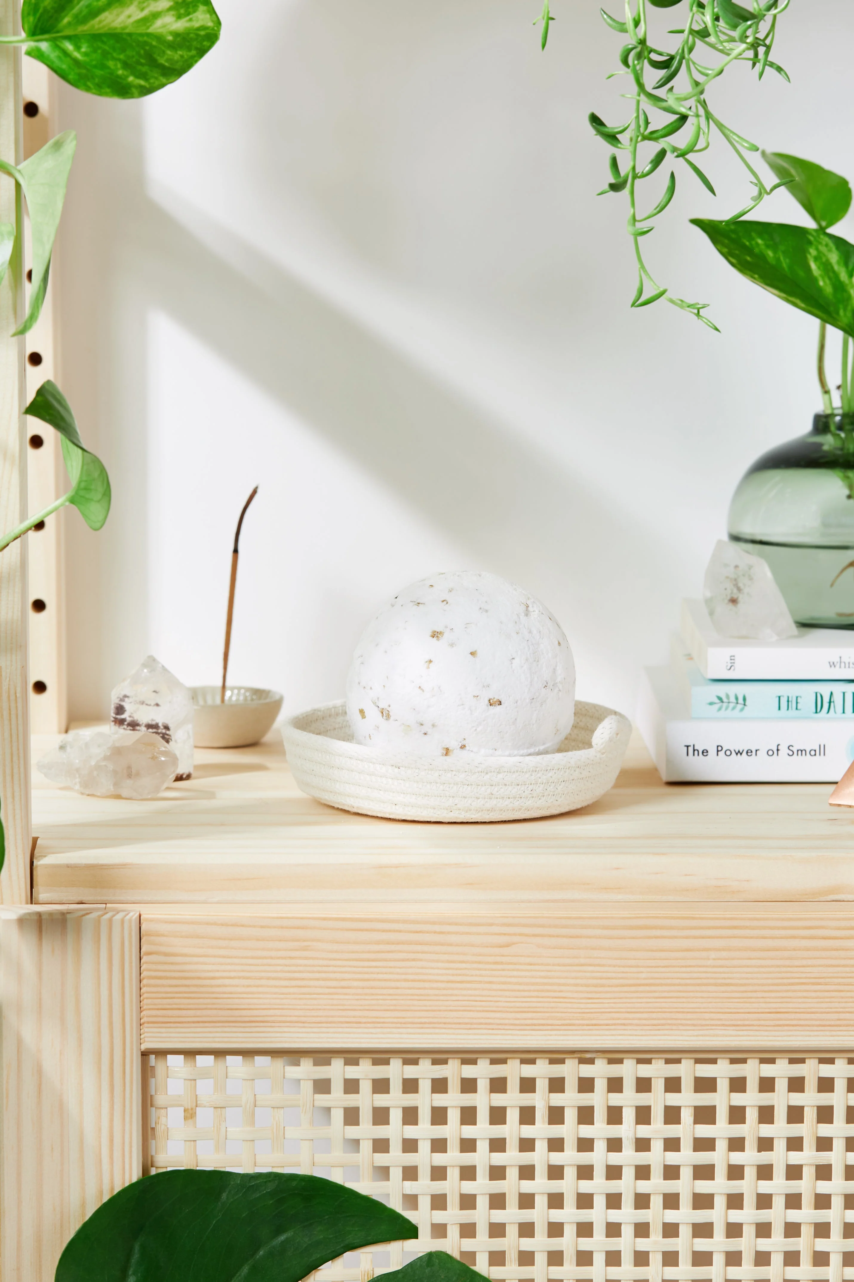 Organic Bath Bomb / Oat N Honey Extra Large Bath Fizz - Image 2