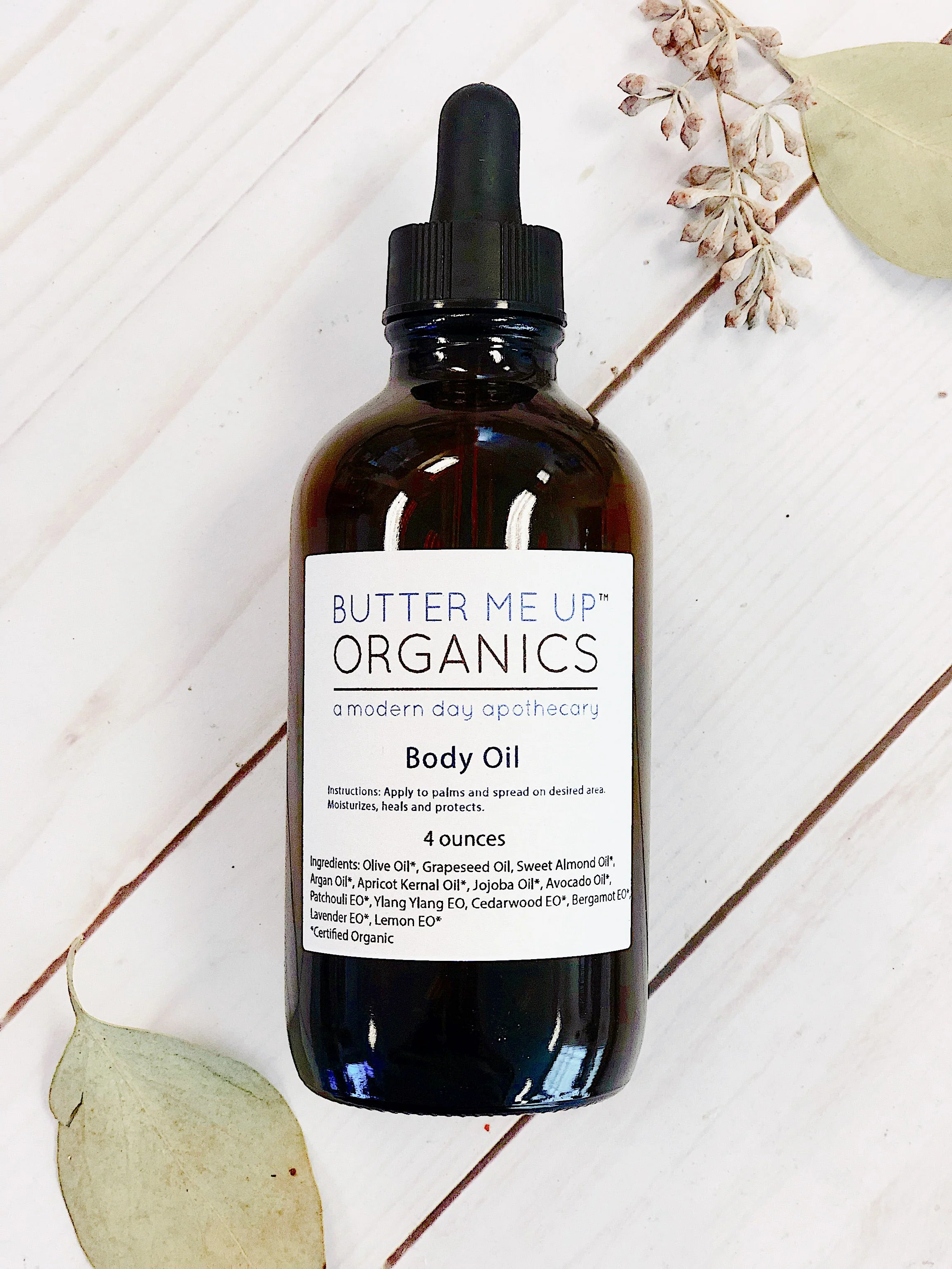 Organic Body Oil / Body Oil / Moisturizer / Organic Oils / Dry Skin Formula - Image 2