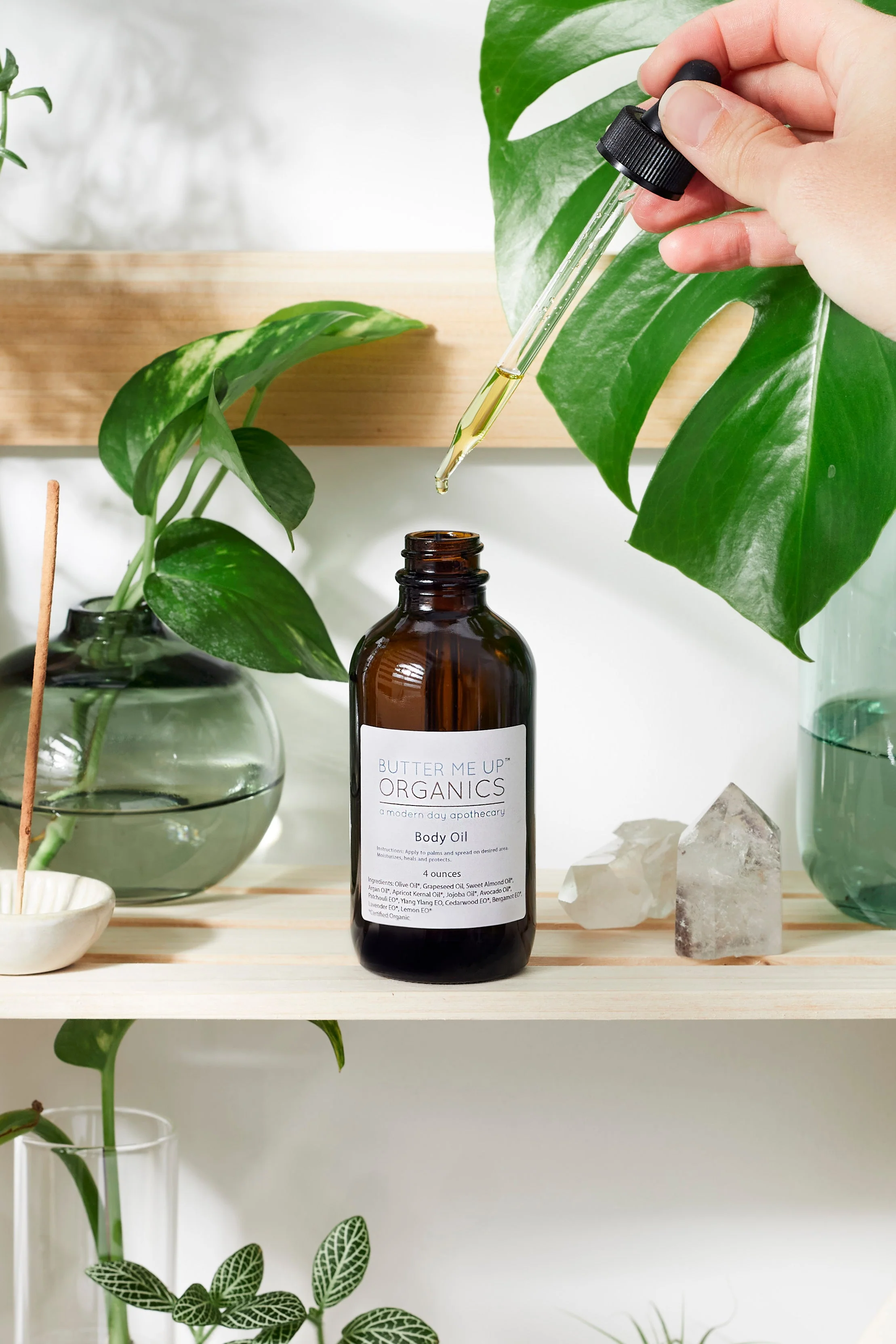 Organic Body Oil / Body Oil / Moisturizer / Organic Oils / Dry Skin Formula - Image 3