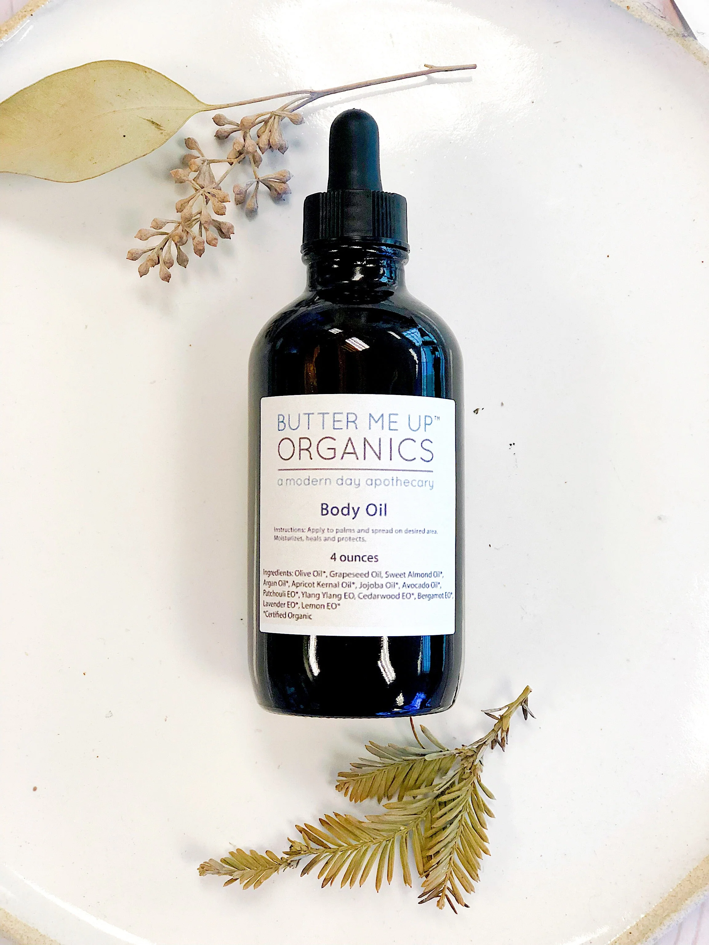 Organic Body Oil / Body Oil / Moisturizer / Organic Oils / Dry Skin Formula - Image 4