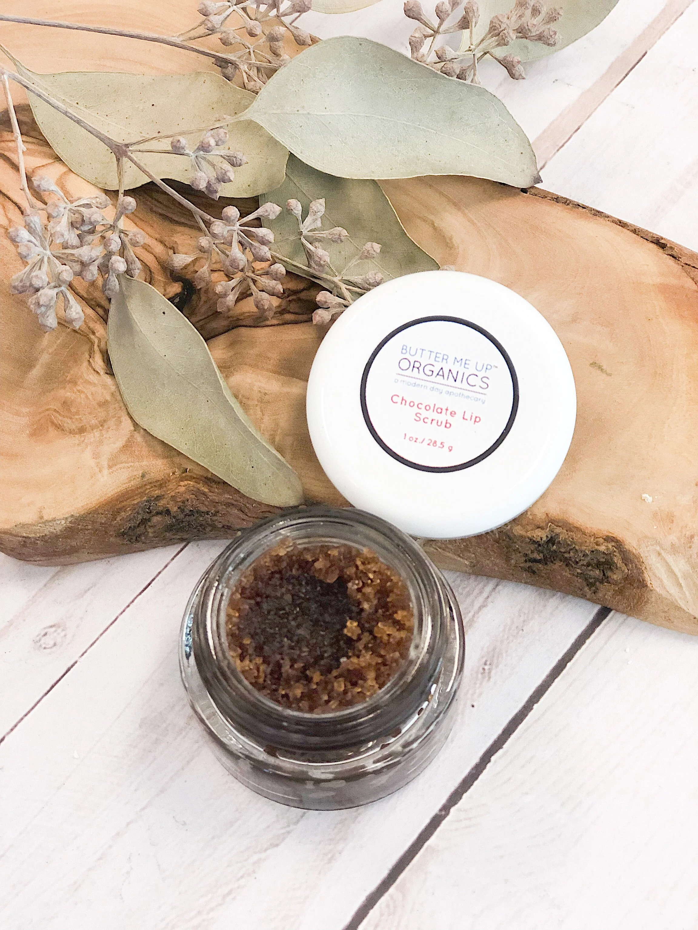 Organic Chocolate Lip Scrub Flaky Chapped Lips - Image 2