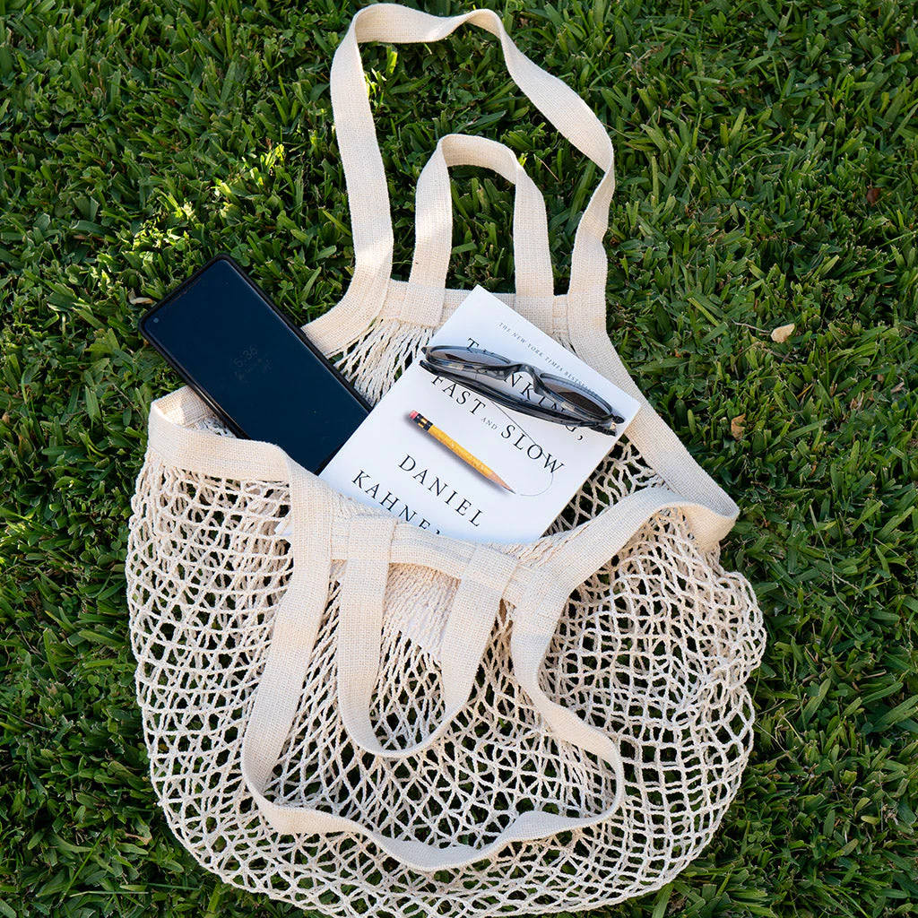Organic Cotton Mesh Bag - Jord Mesh Tote - Image 4