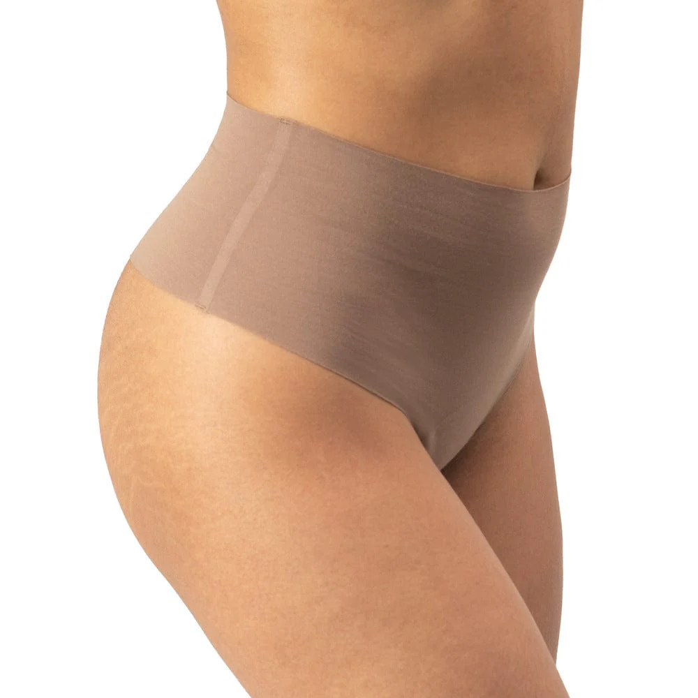 Organic Cotton No Show High Waist Thong - Image 10