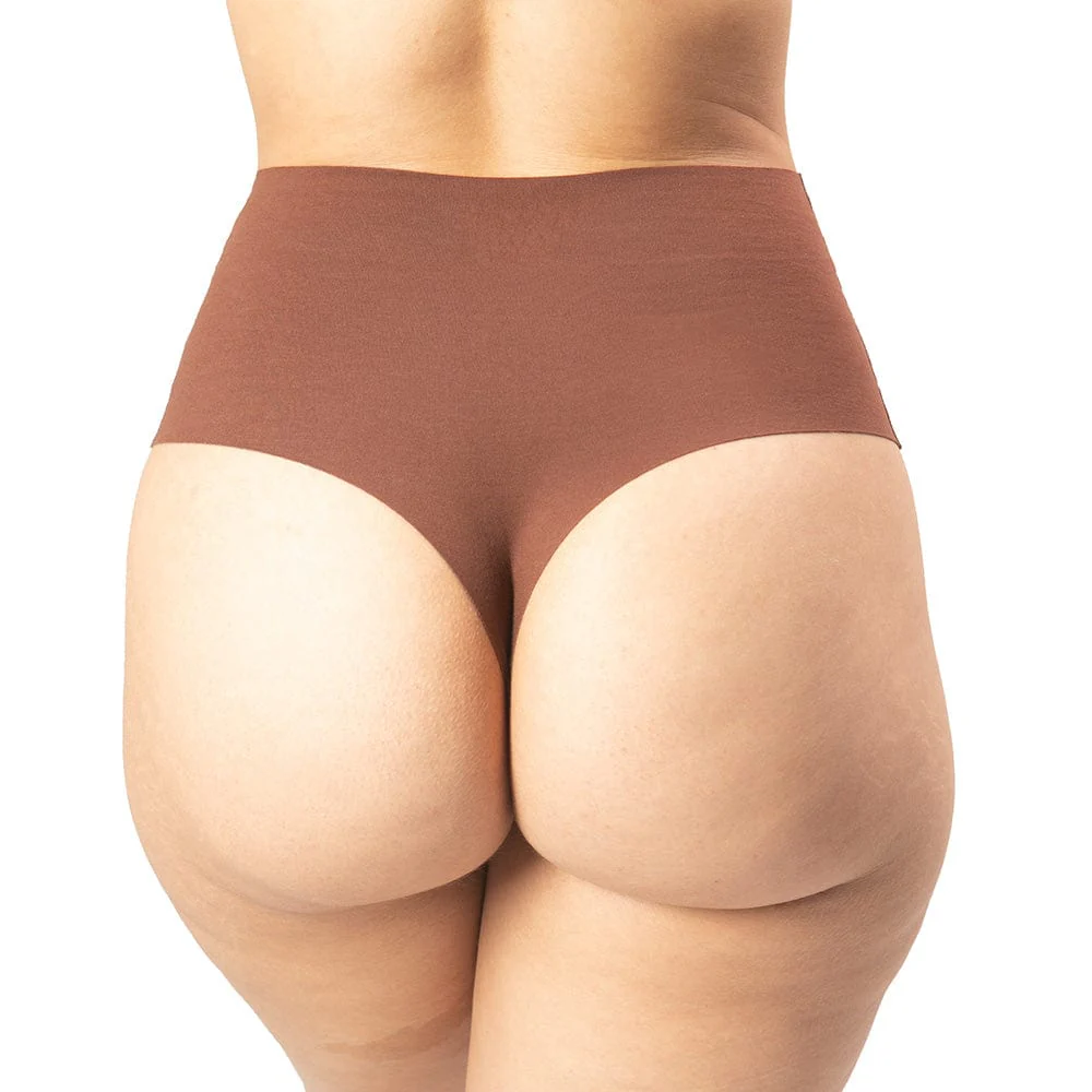 Organic Cotton No Show High Waist Thong - Image 13