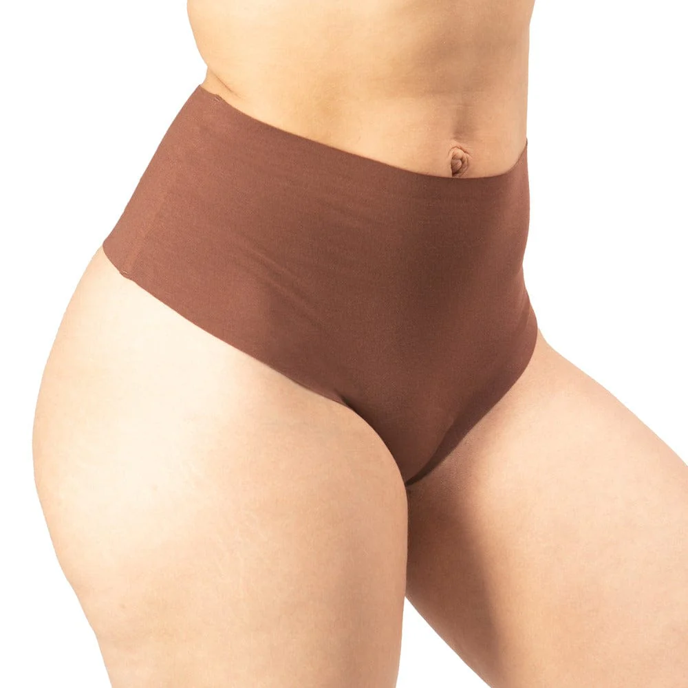 Organic Cotton No Show High Waist Thong - Image 14