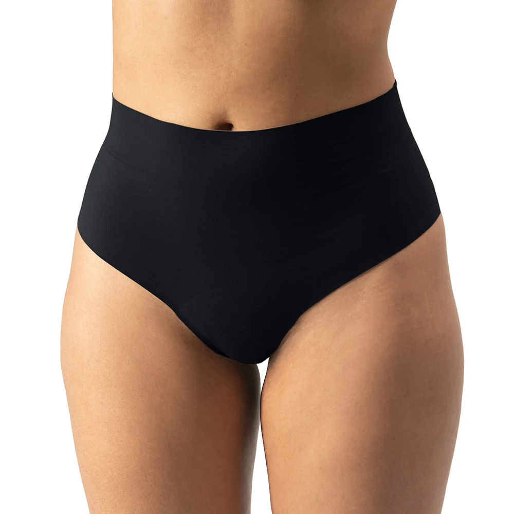 Organic Cotton No Show High Waist Thong - Image 5