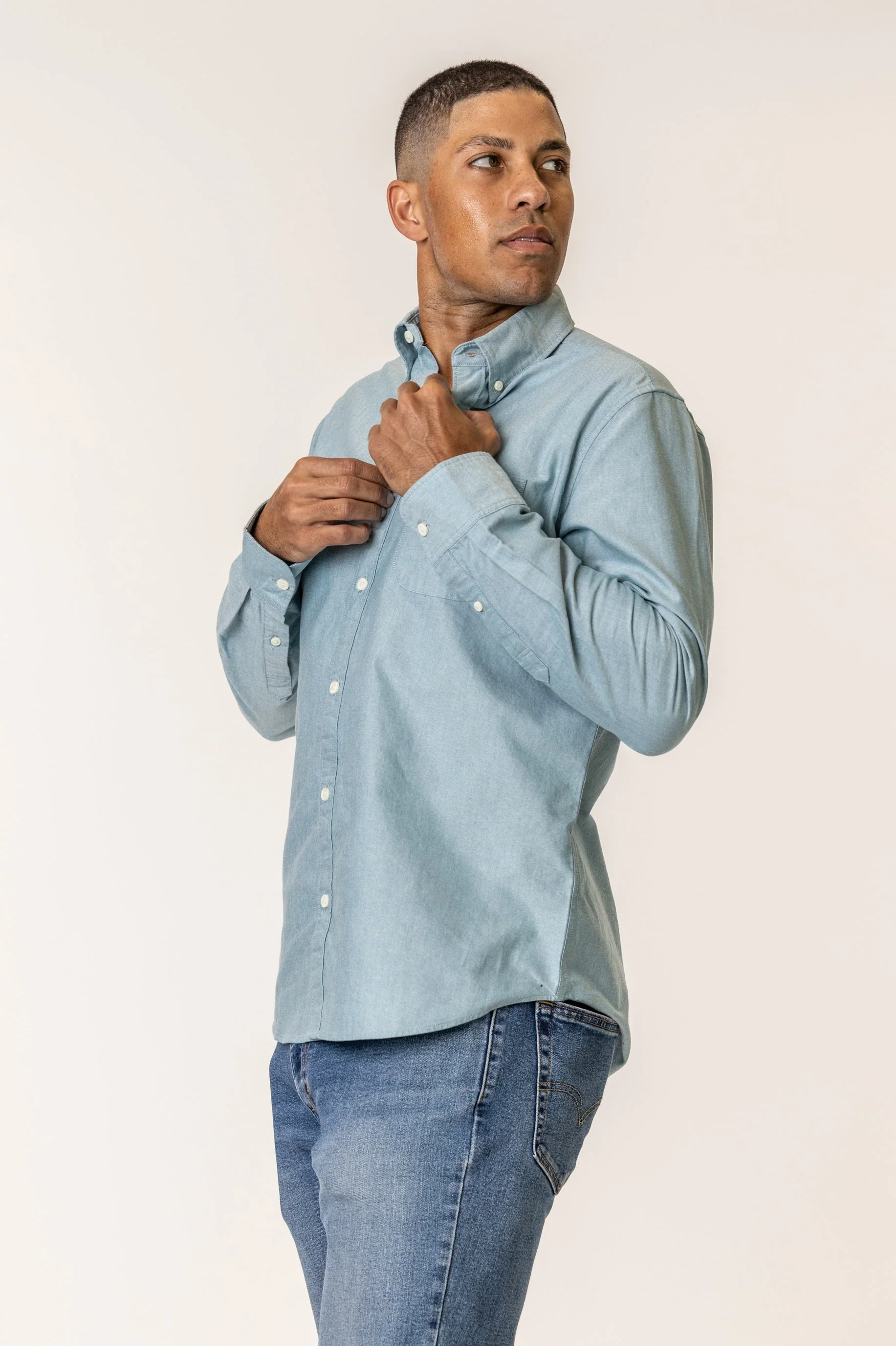 Organic Cotton Oxford Shirt - Image 15