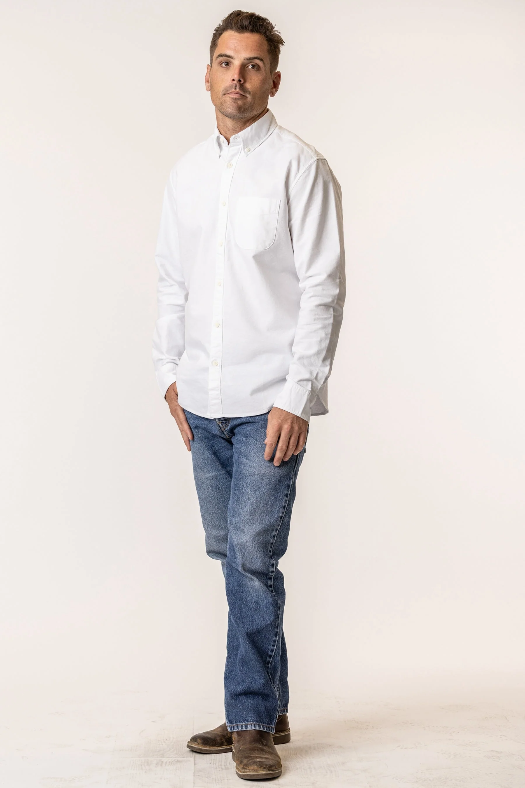 Organic Cotton Oxford Shirt - Image 7