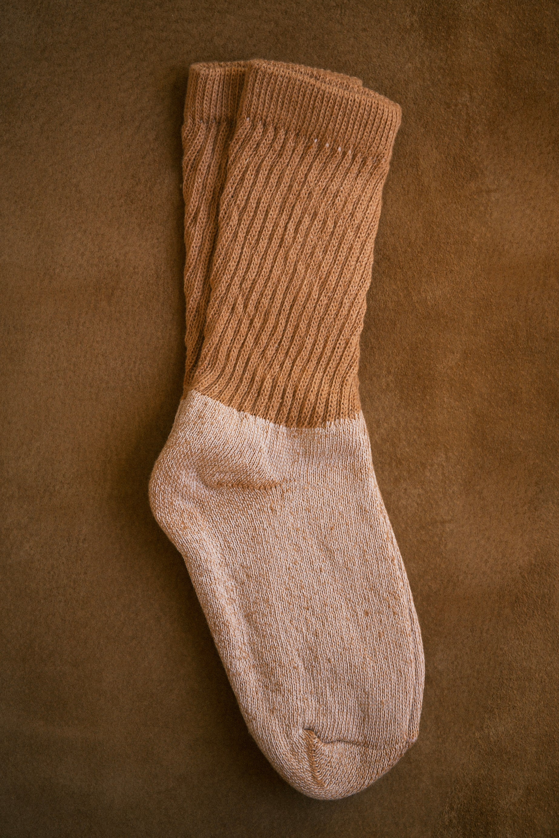 Organic Cotton Socks in Buffalo Brown 3-pack - Image 3