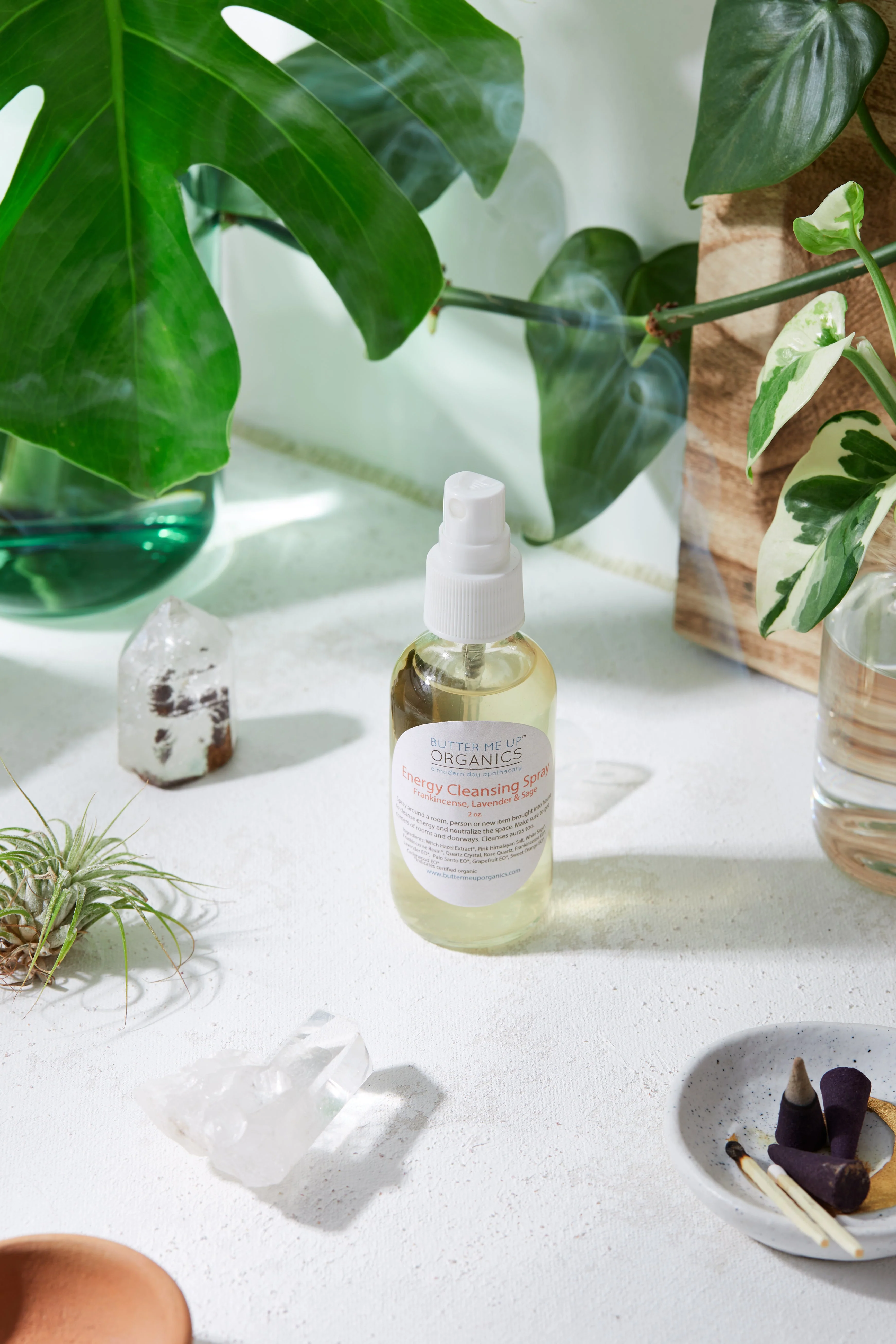 Organic Energy Cleansing Spray / Smudge Spray / Space Clearing / Energy Cleansing / Aura Cleansing / Purifying / Cleanse Negative Energy / - Image 3
