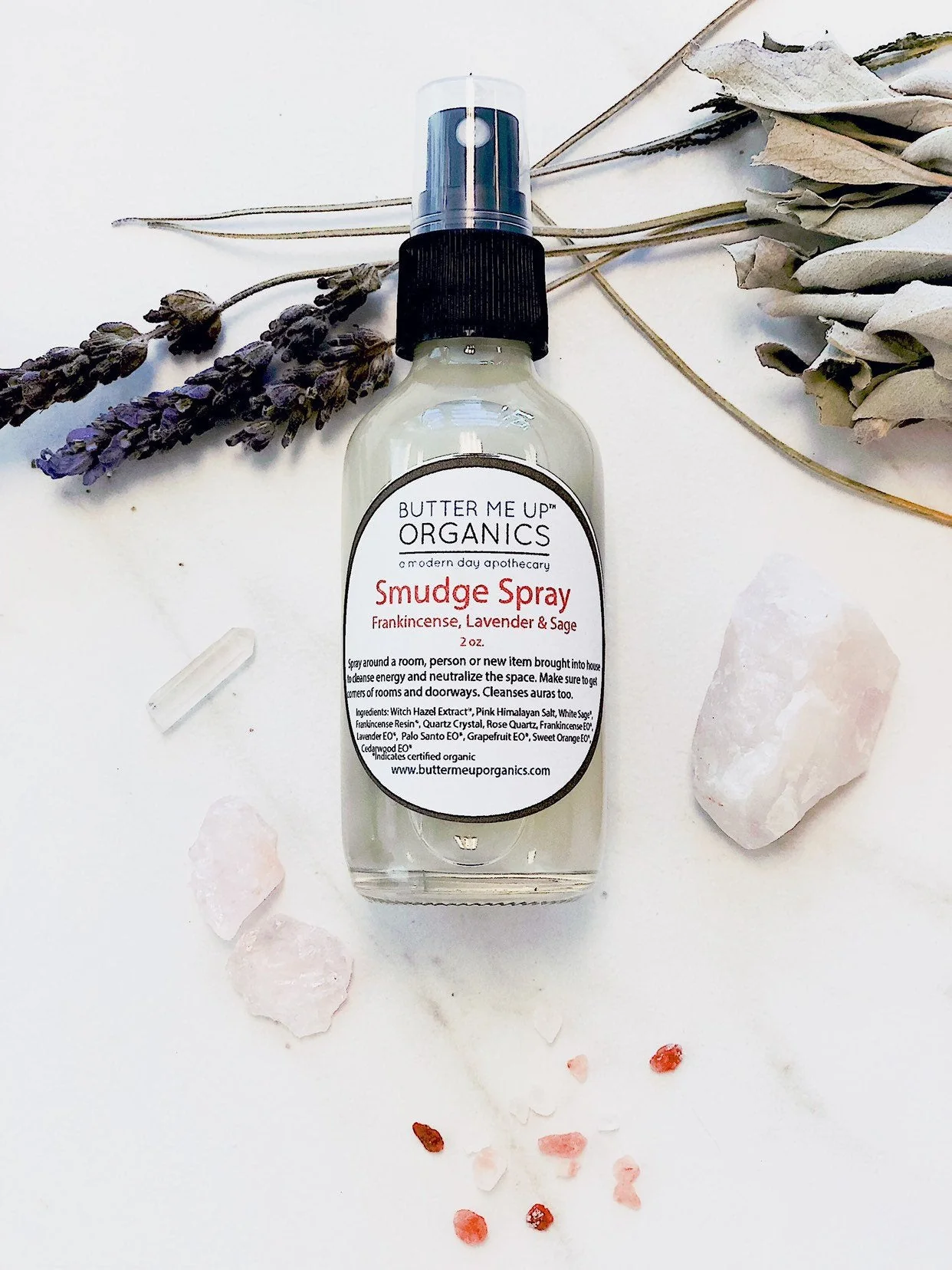 Organic Energy Cleansing Spray / Smudge Spray / Space Clearing / Energy Cleansing / Aura Cleansing / Purifying / Cleanse Negative Energy / - Image 4