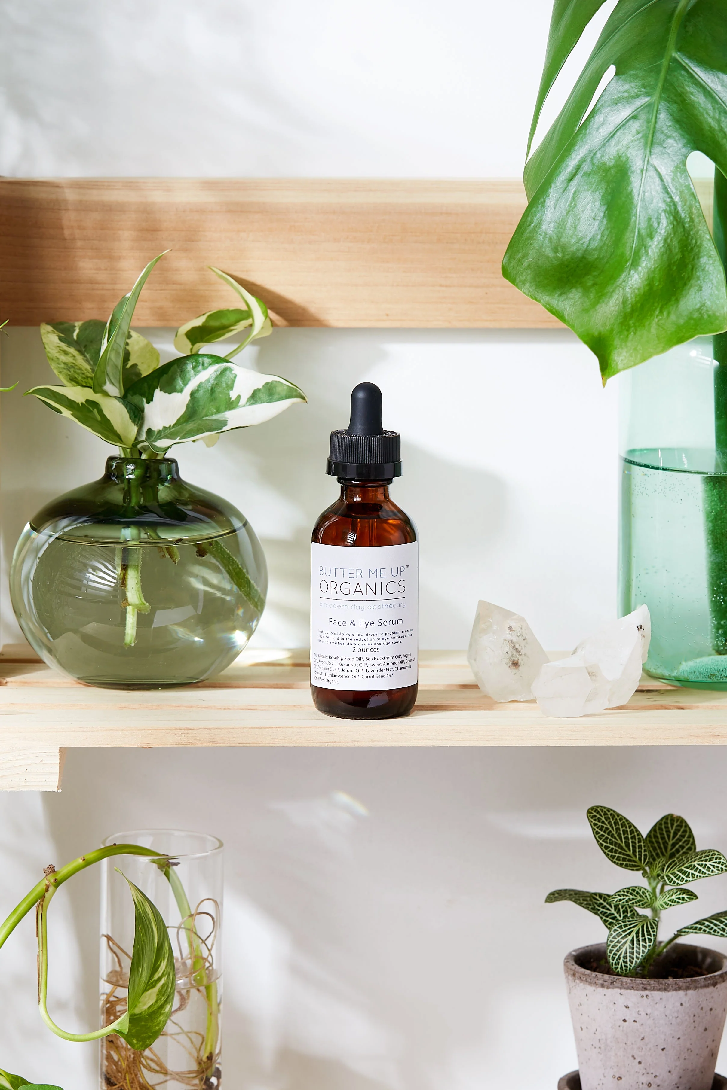 Organic Face & Eye Serum / Organic Facial Oil / Anti-Aging Serum / Organic Facial Serum / Natural Face Oil Butter Me Up Organics / - Image 2