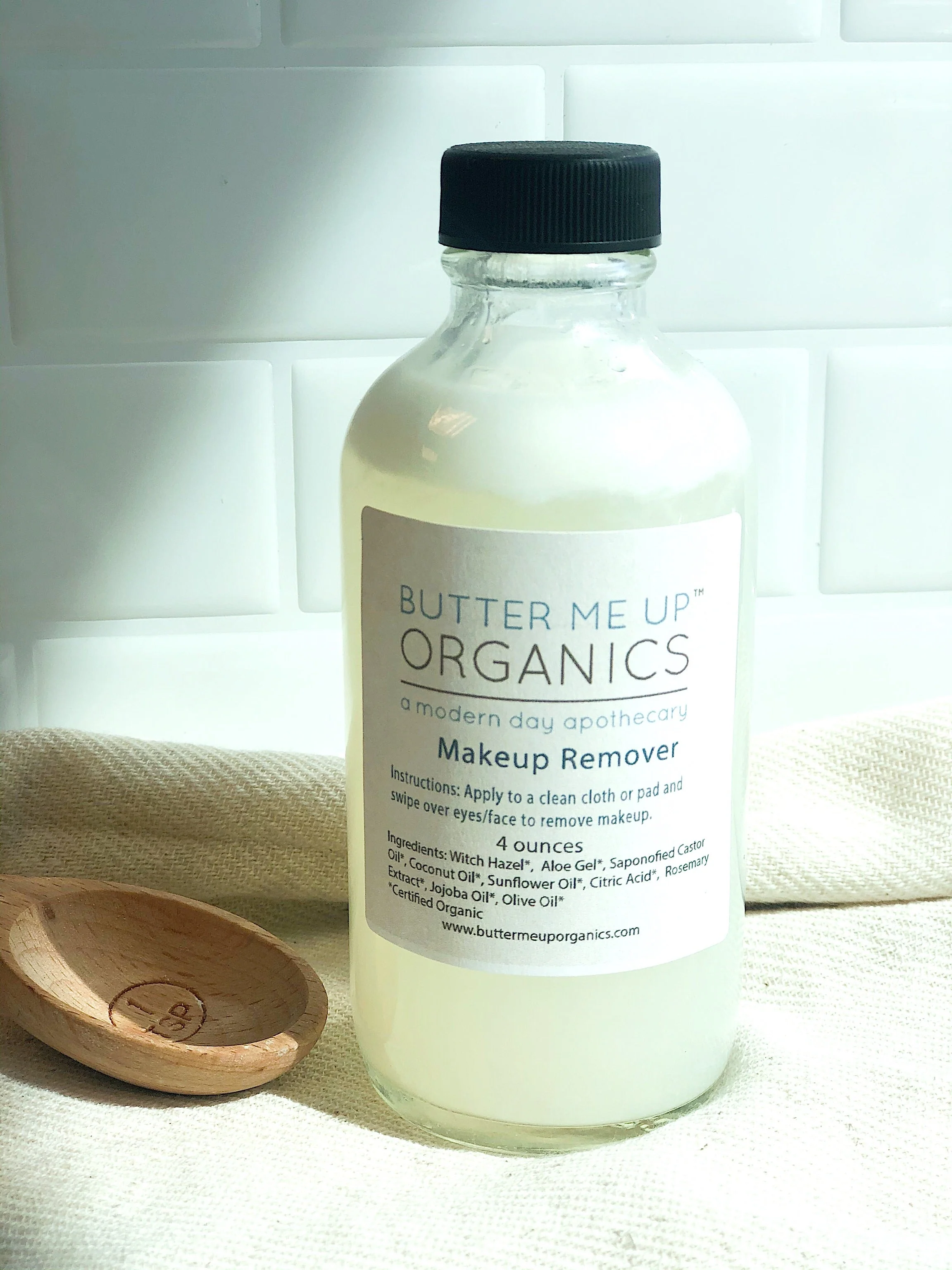 Organic Makeup Remover / Toxin Free / Gentle / Sensitive Skin / Organic Skincare / Butter Me Up Organics - Image 2