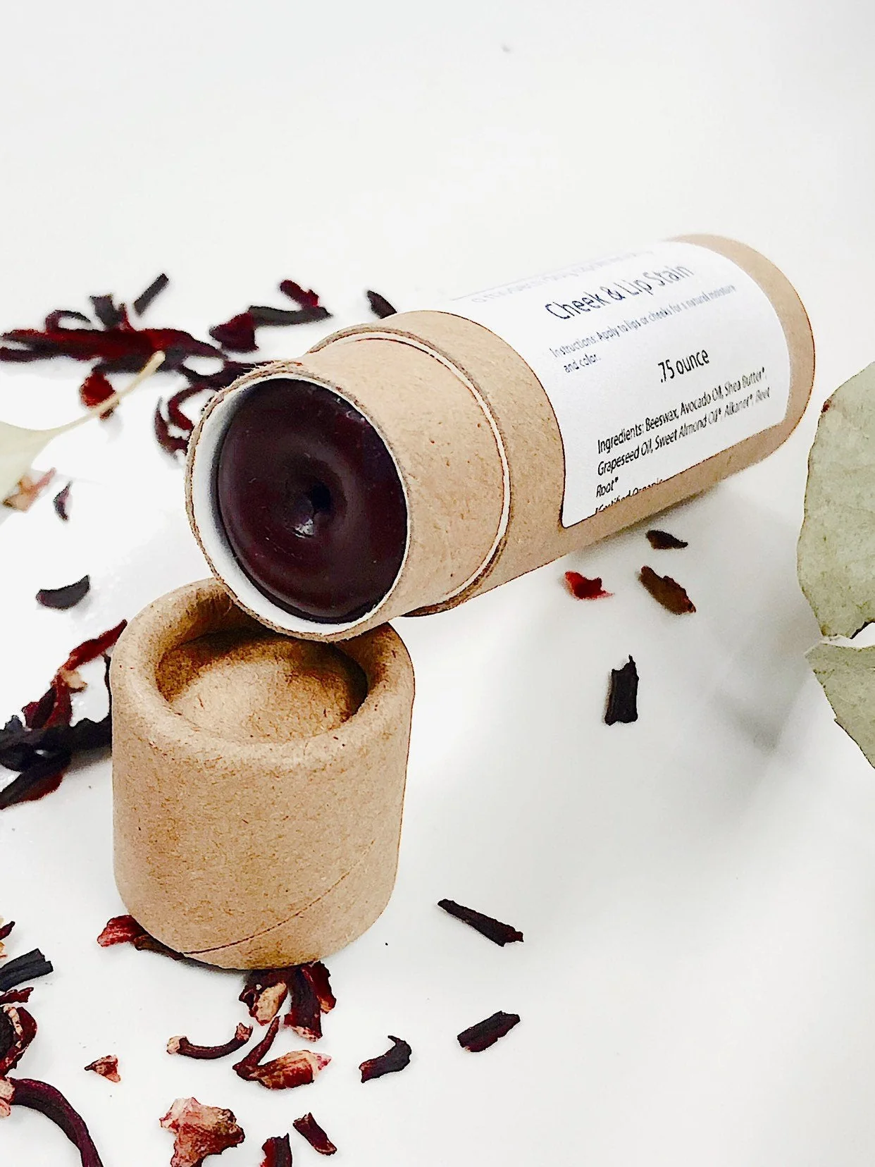 Organic Natural Cheek And Lip Stain / Lip Color / Organic Tinted Lip Balm / Lip Gloss - Image 5