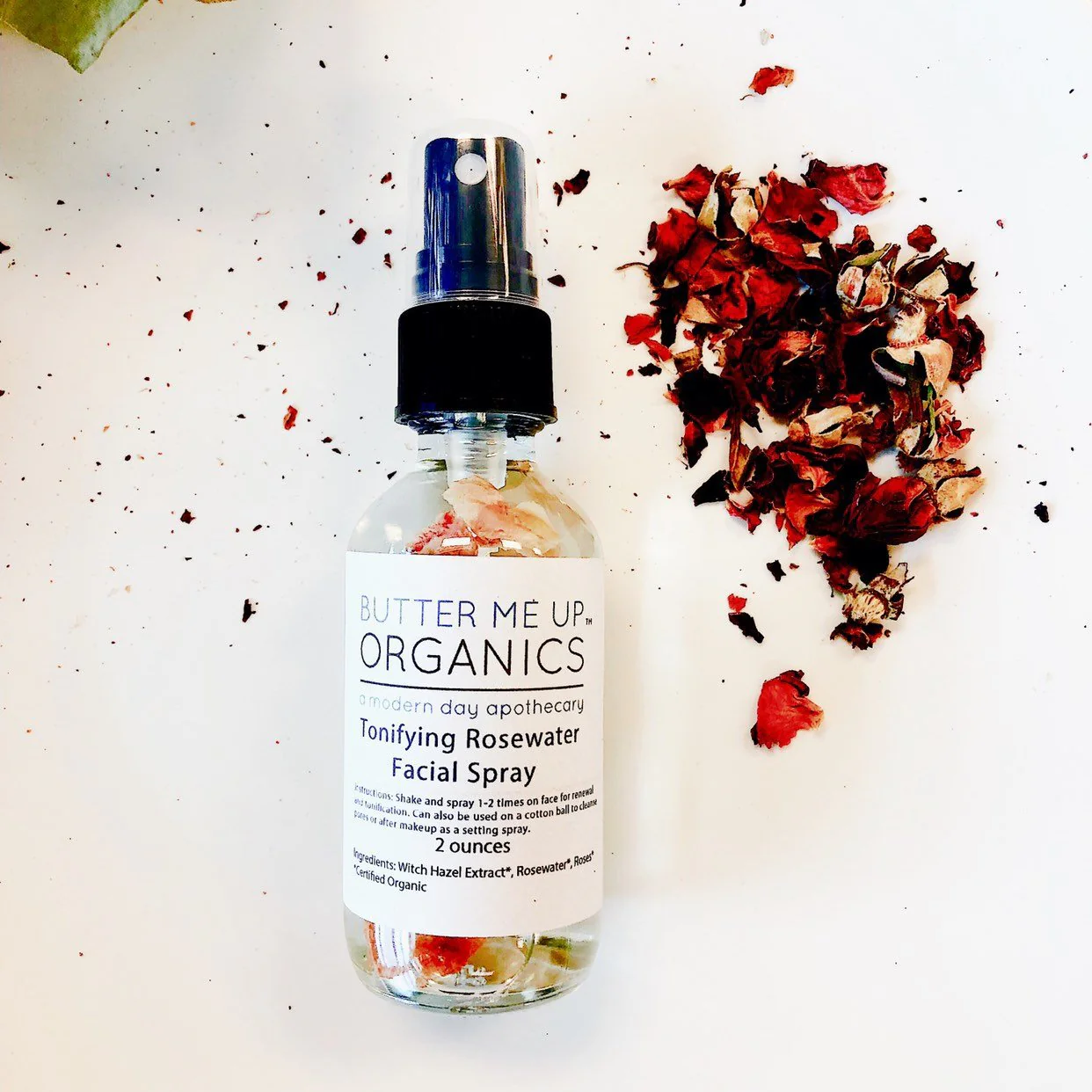 Organic Rosewater Toner / Facial Mist / Makeup Setting Spray / Organic Rosewater / Organic Toner / Organic Setting Spray - Image 3