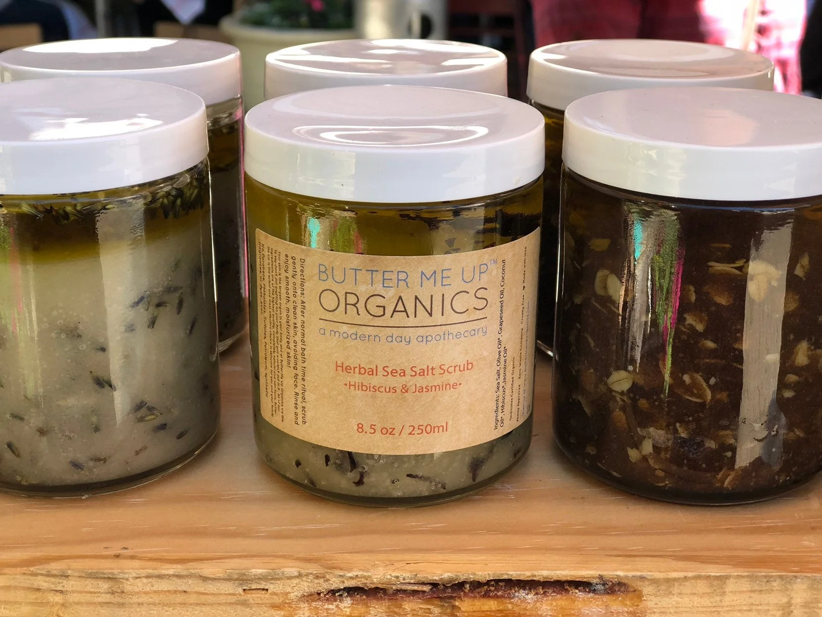 Organic Sea Salt Herbal Scrub Spa Pamper Treat - Image 2