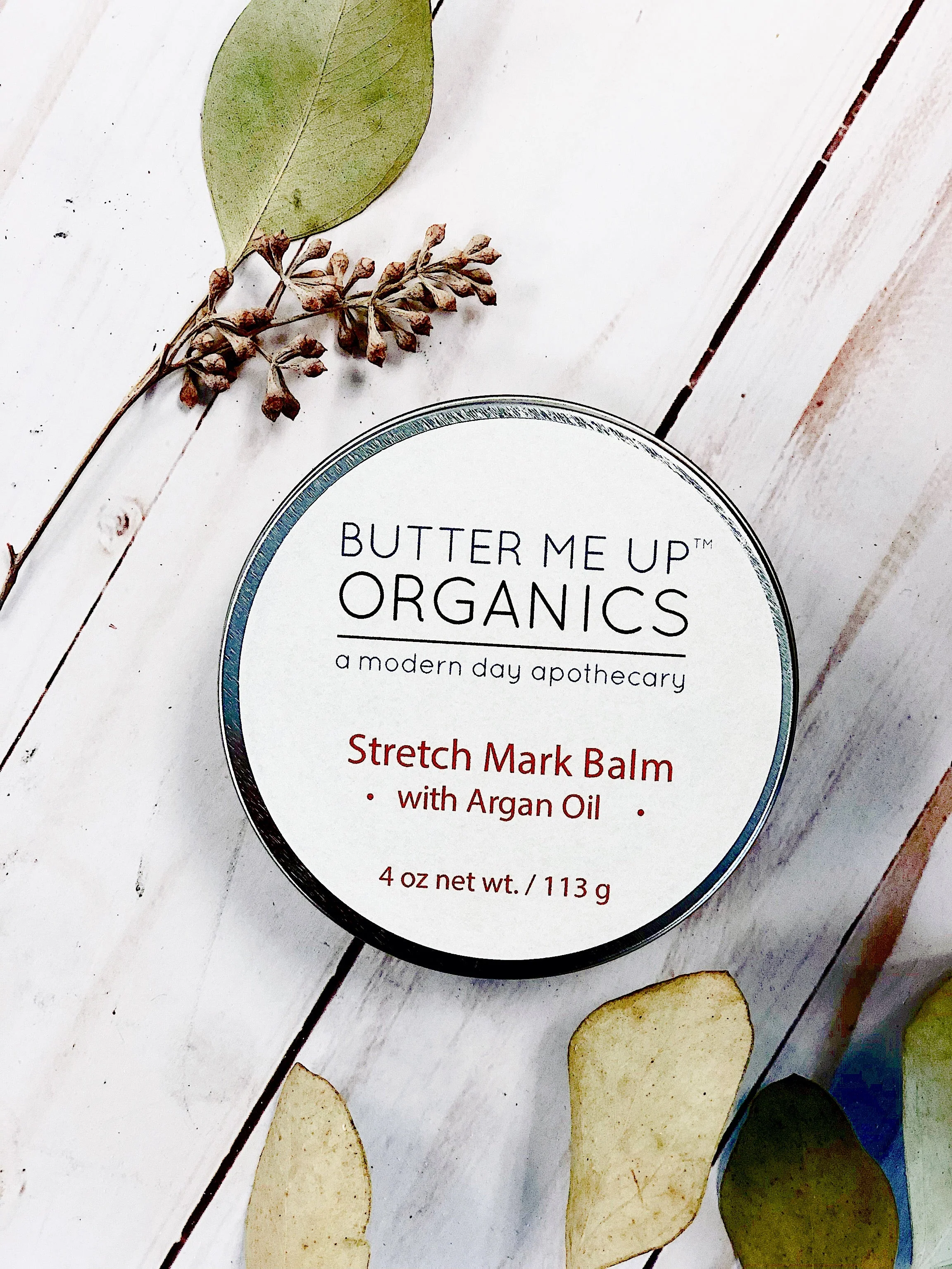 Organic Stretch Mark Body Butter Argan Oil/ Stretch Marks / Stretch Mark Salve / Stretch Mark Reducer / Organic Skincare / Butter Me Up - Image 3