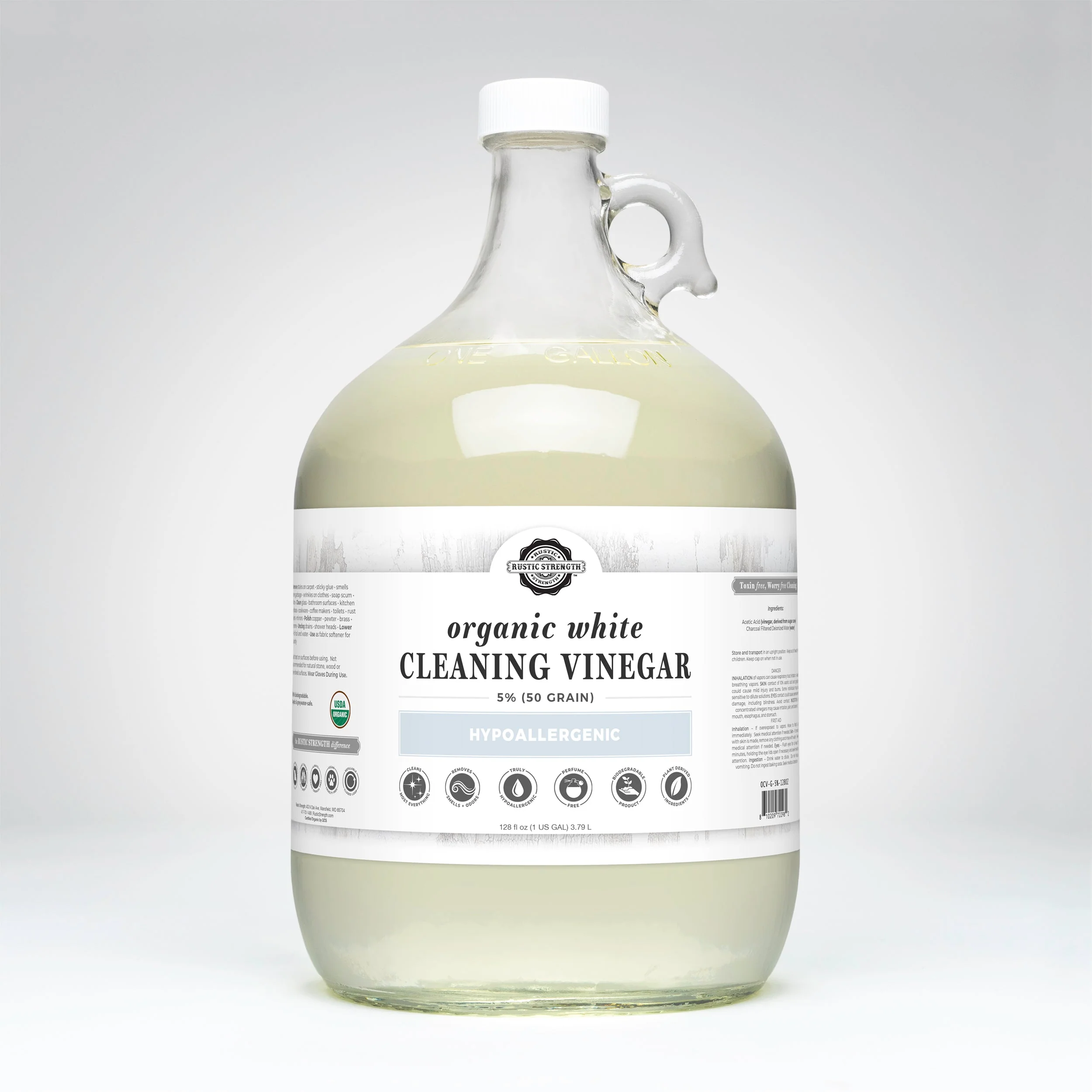 Organic White Cleaning Vinegar | 5% (50 grain) - Image 5