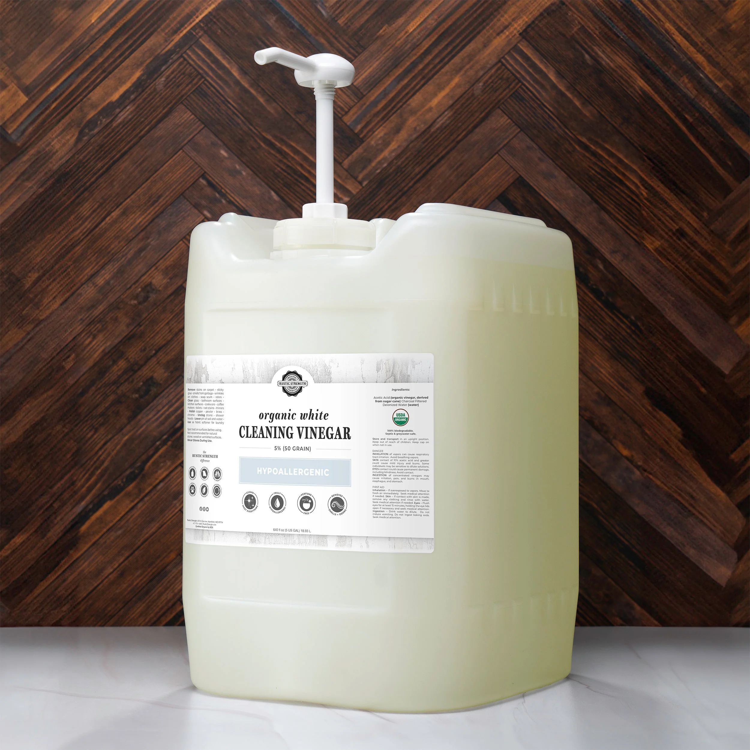 Organic White Cleaning Vinegar | 5% (50 grain) - Image 7