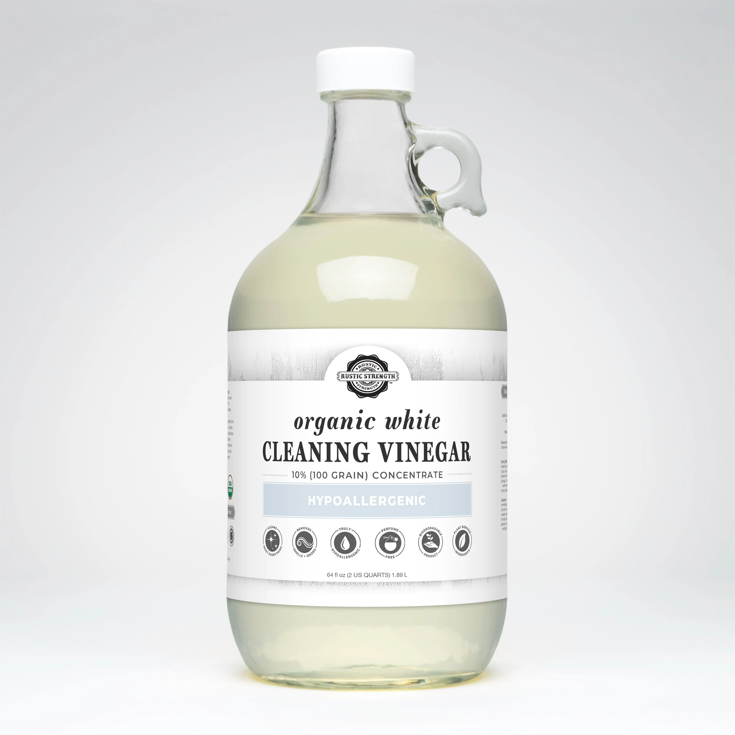 Organic White Cleaning Vinegar Concentrate | 10% (100 grain) - Image 2