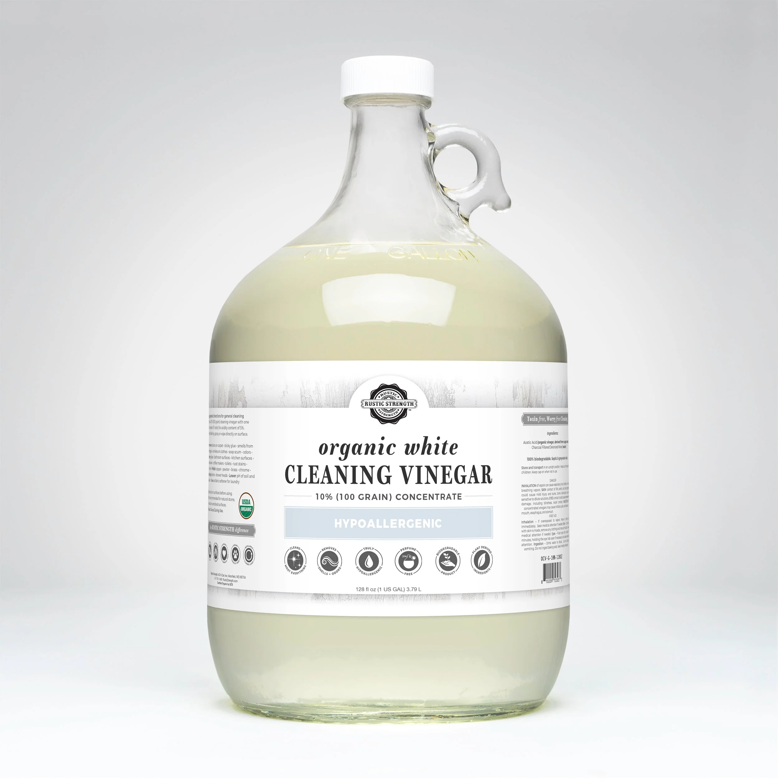 Organic White Cleaning Vinegar Concentrate | 10% (100 grain) - Image 4
