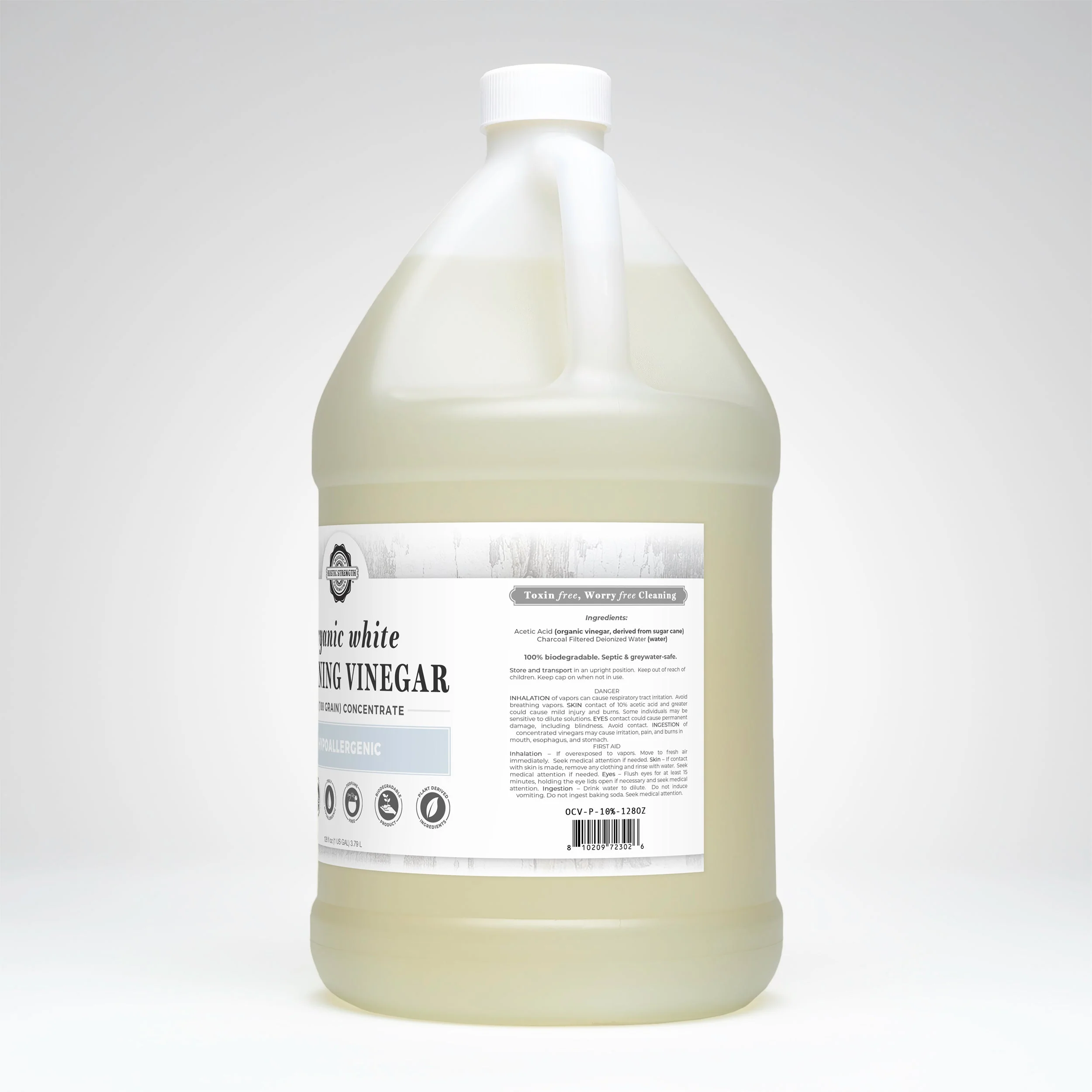 Organic White Cleaning Vinegar Concentrate | 10% (100 grain) - Image 8