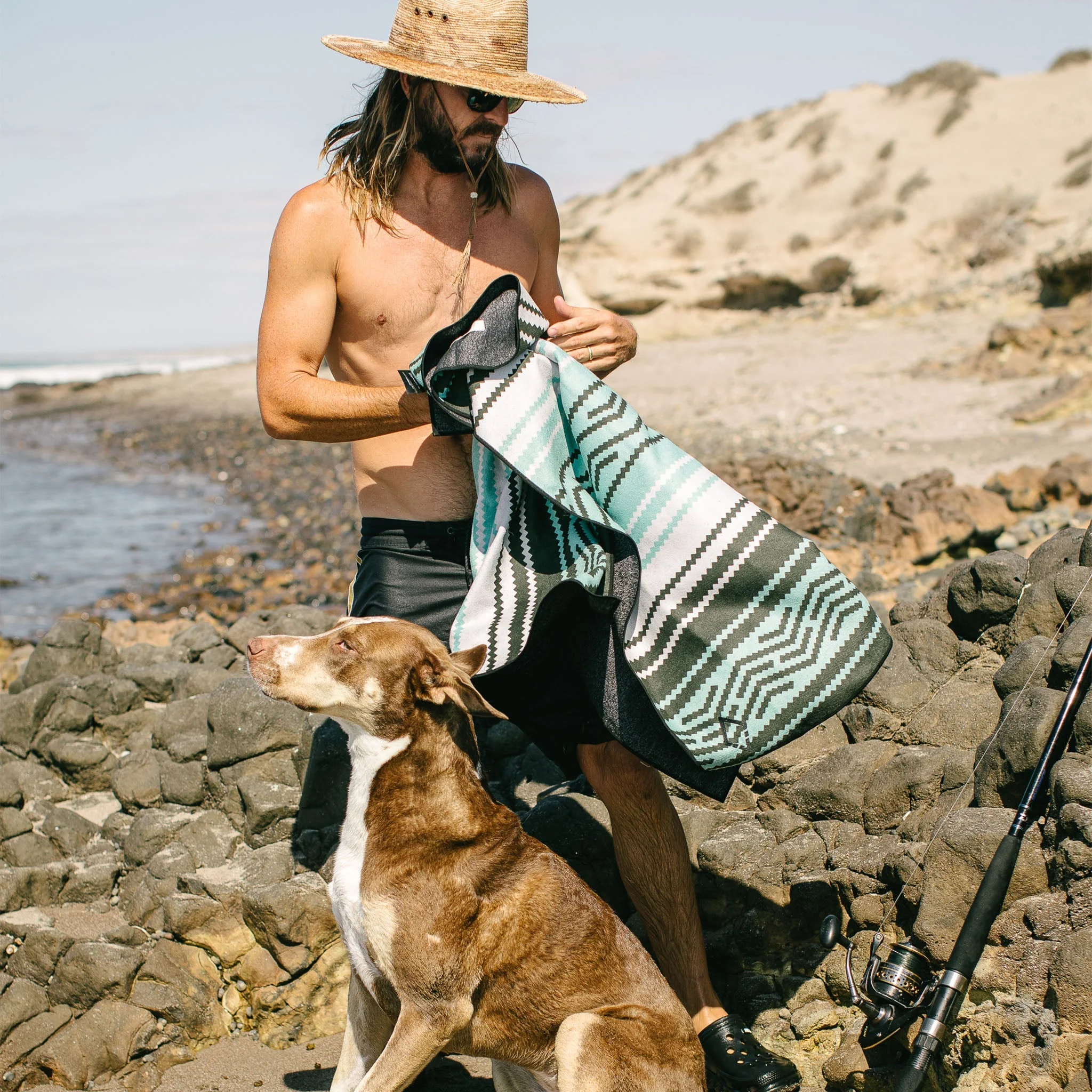 Original Towel: Baja Aqua - Image 4