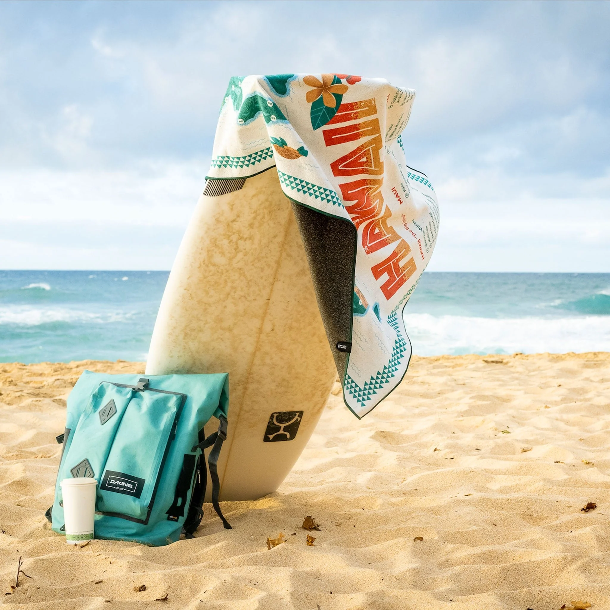 Original Towel: Hawaii Map - Image 4