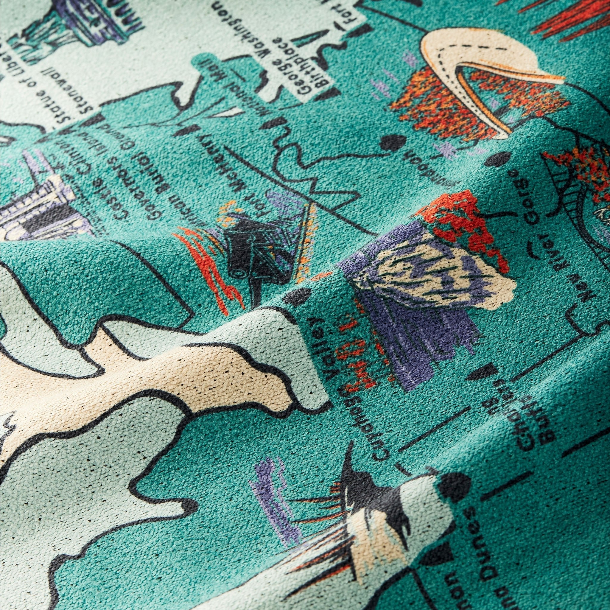 Original Towel: National Parks and Monuments Map - Image 7