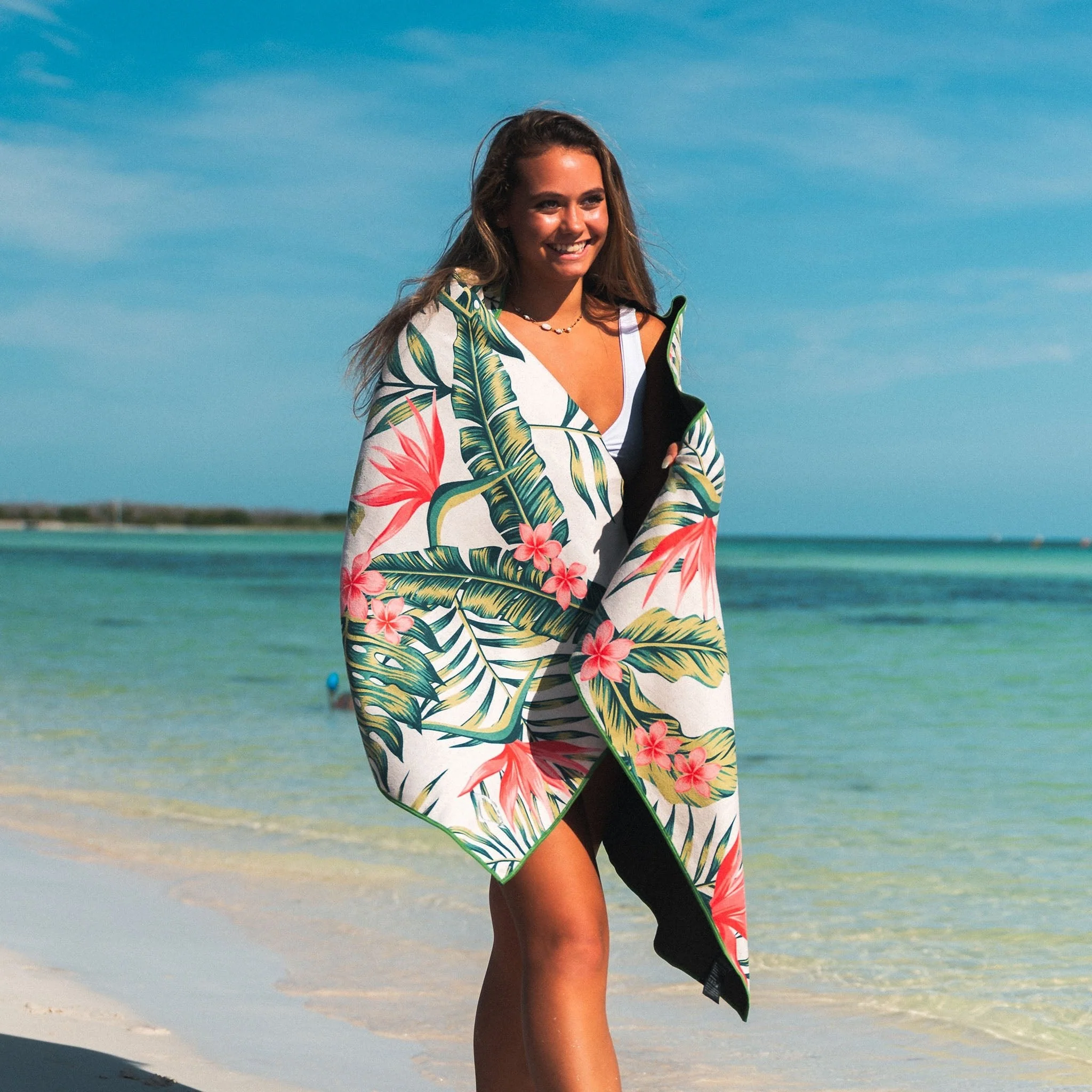Original Towel: Palms Pink - Image 2