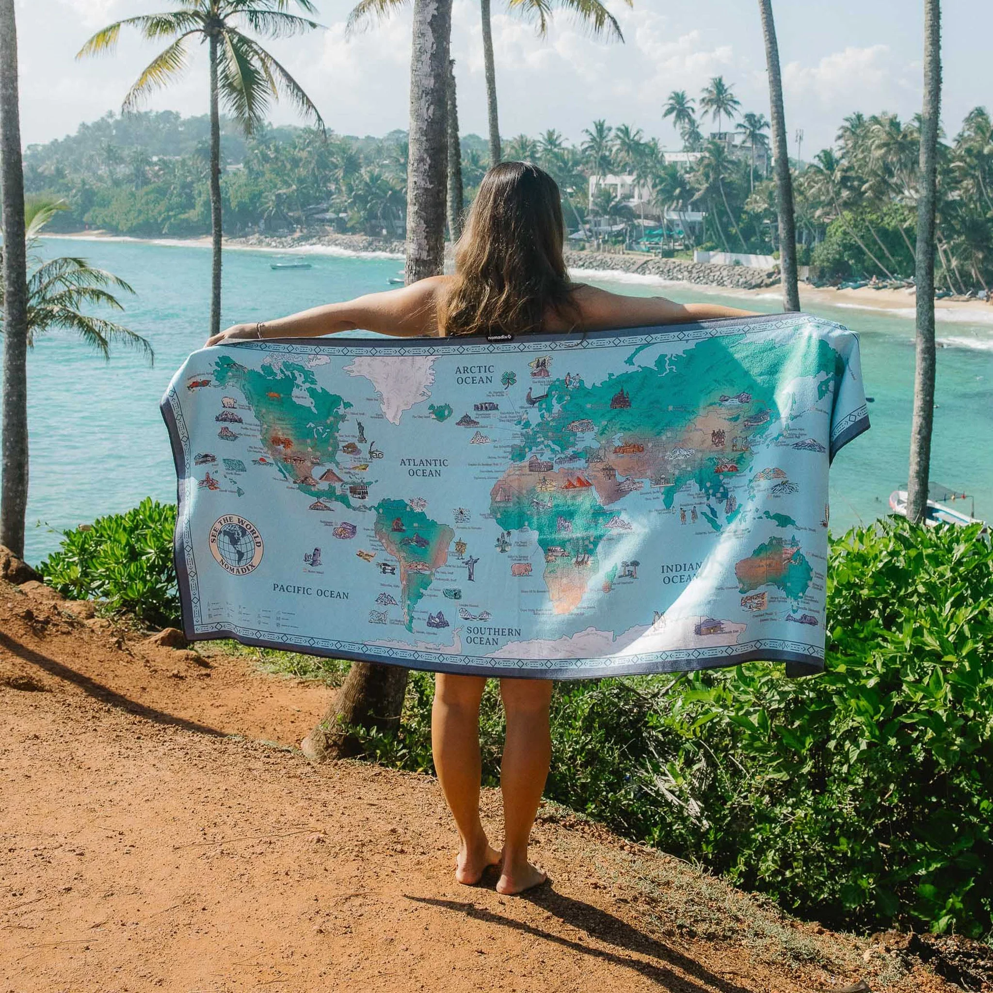 Original Towel: World Map - Image 2