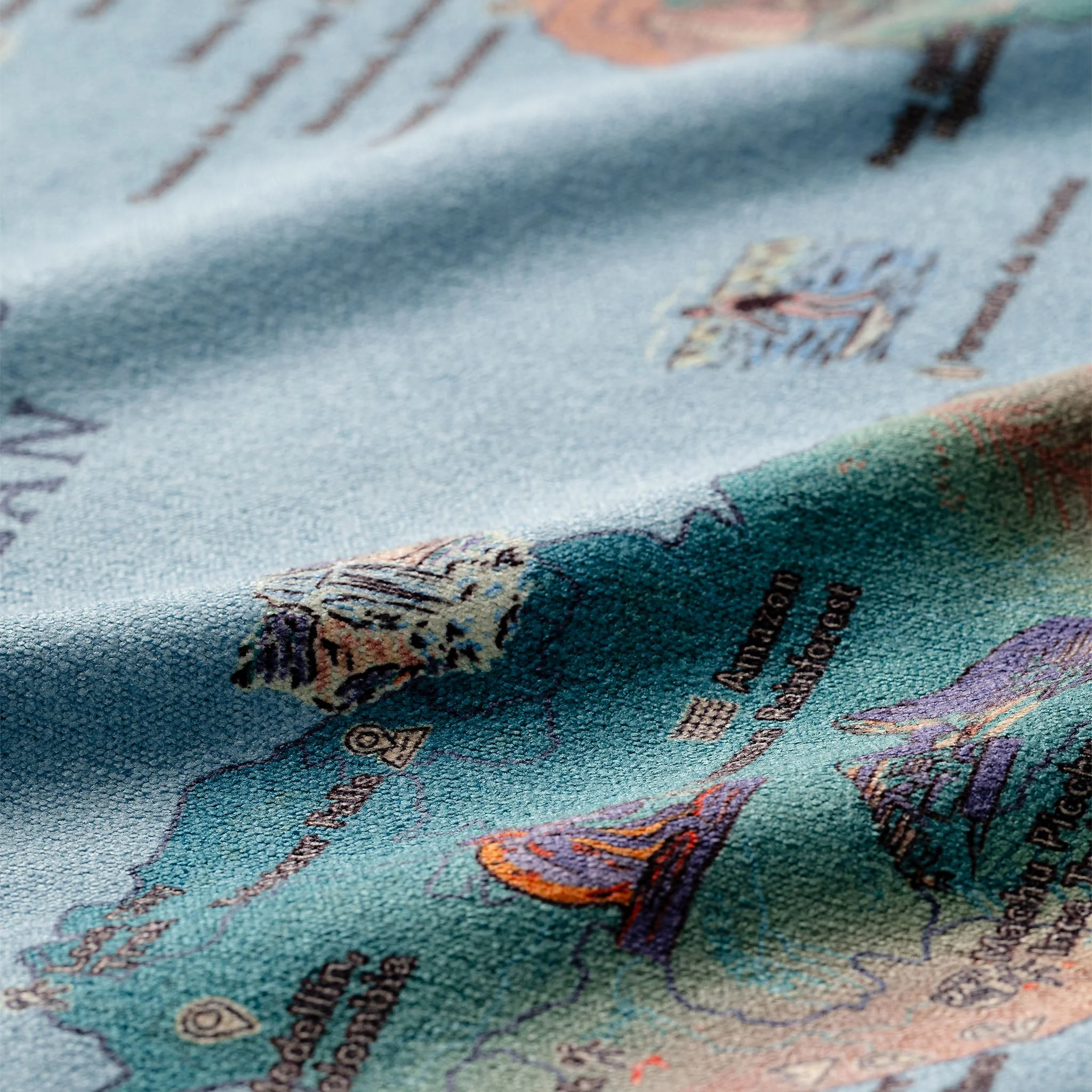 Original Towel: World Map - Image 5