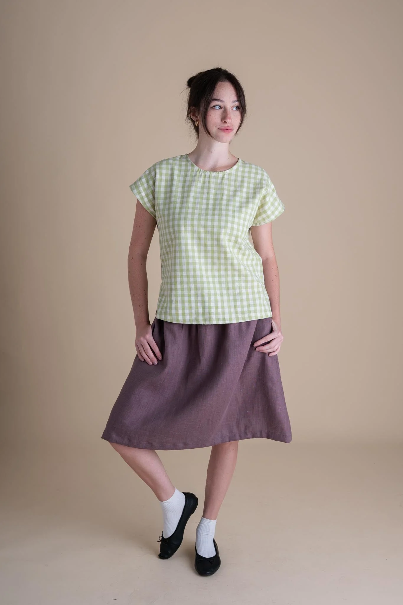 Painter Top (Updated) in Honeydew - Image 3