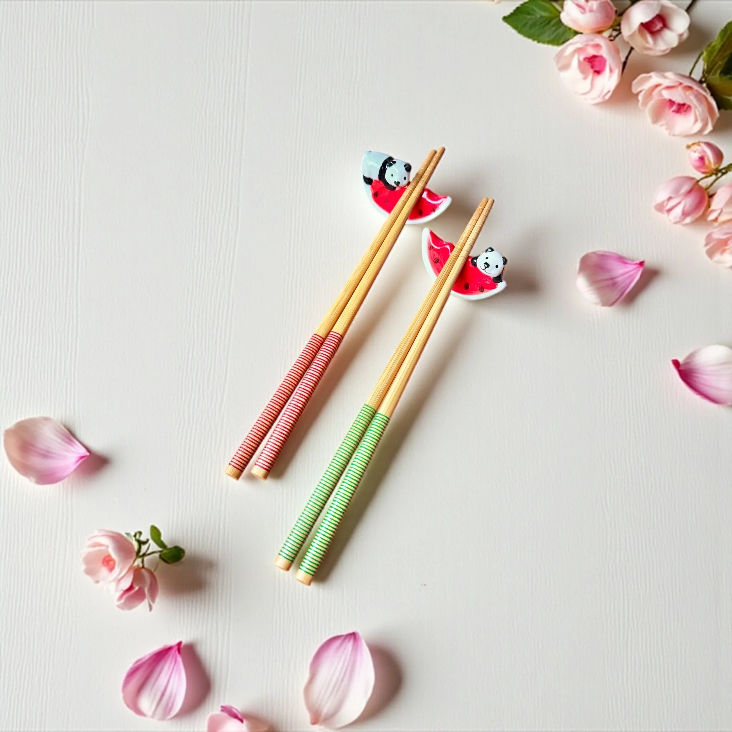 Panda & Watermelon Chopstick Rests - Image 2
