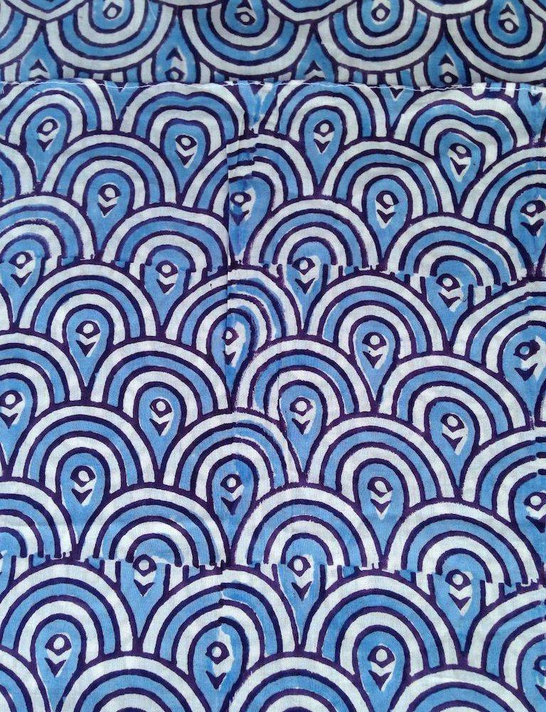 Peacock Blue Scarf - Image 3