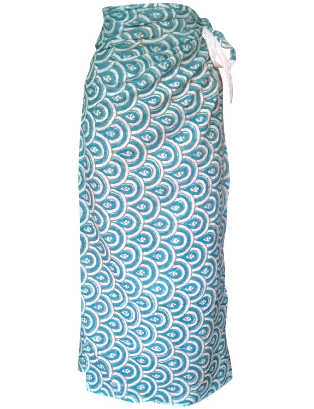 Peacock Teal Sarong - Image 4