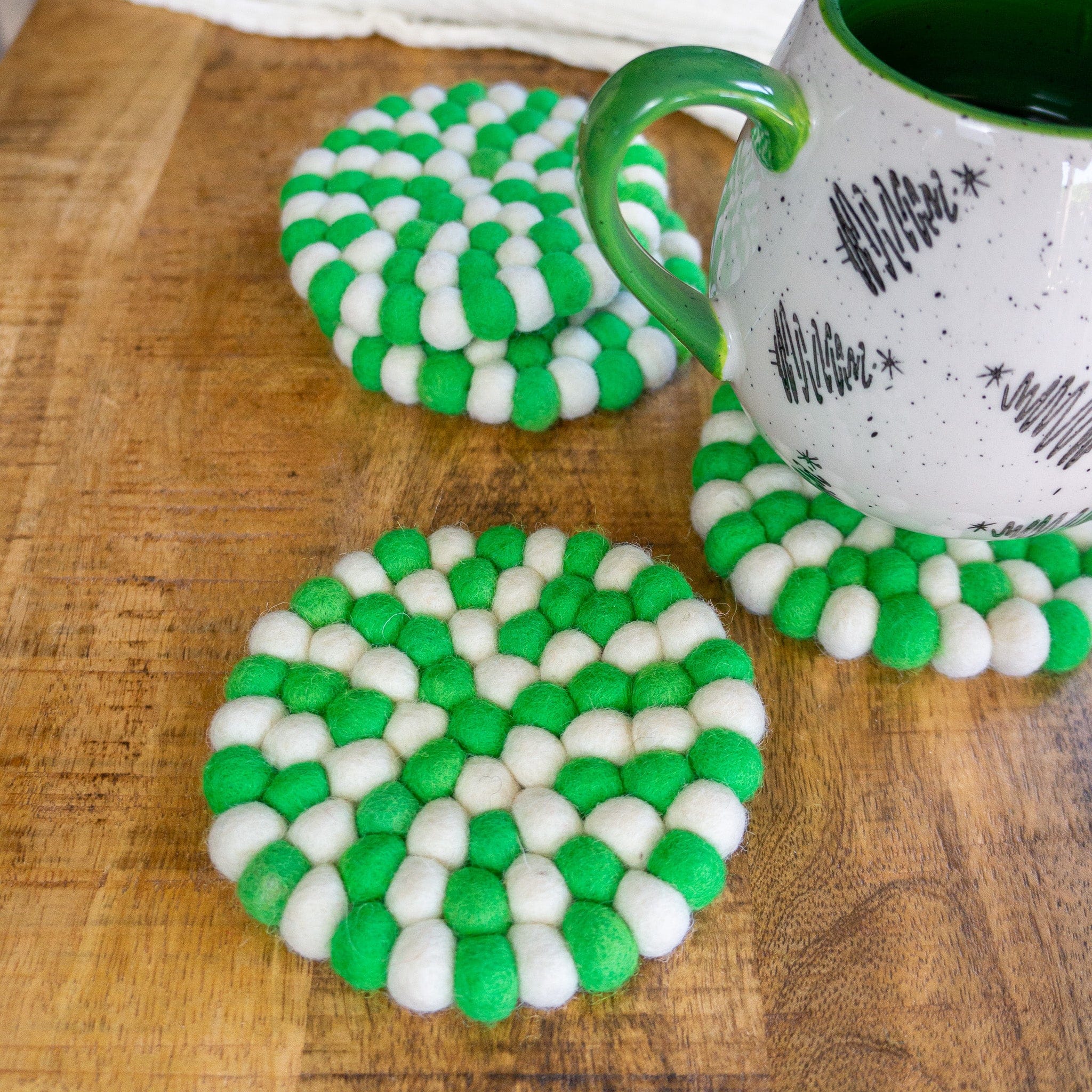 Peppermint Eco Coasters - Image 2