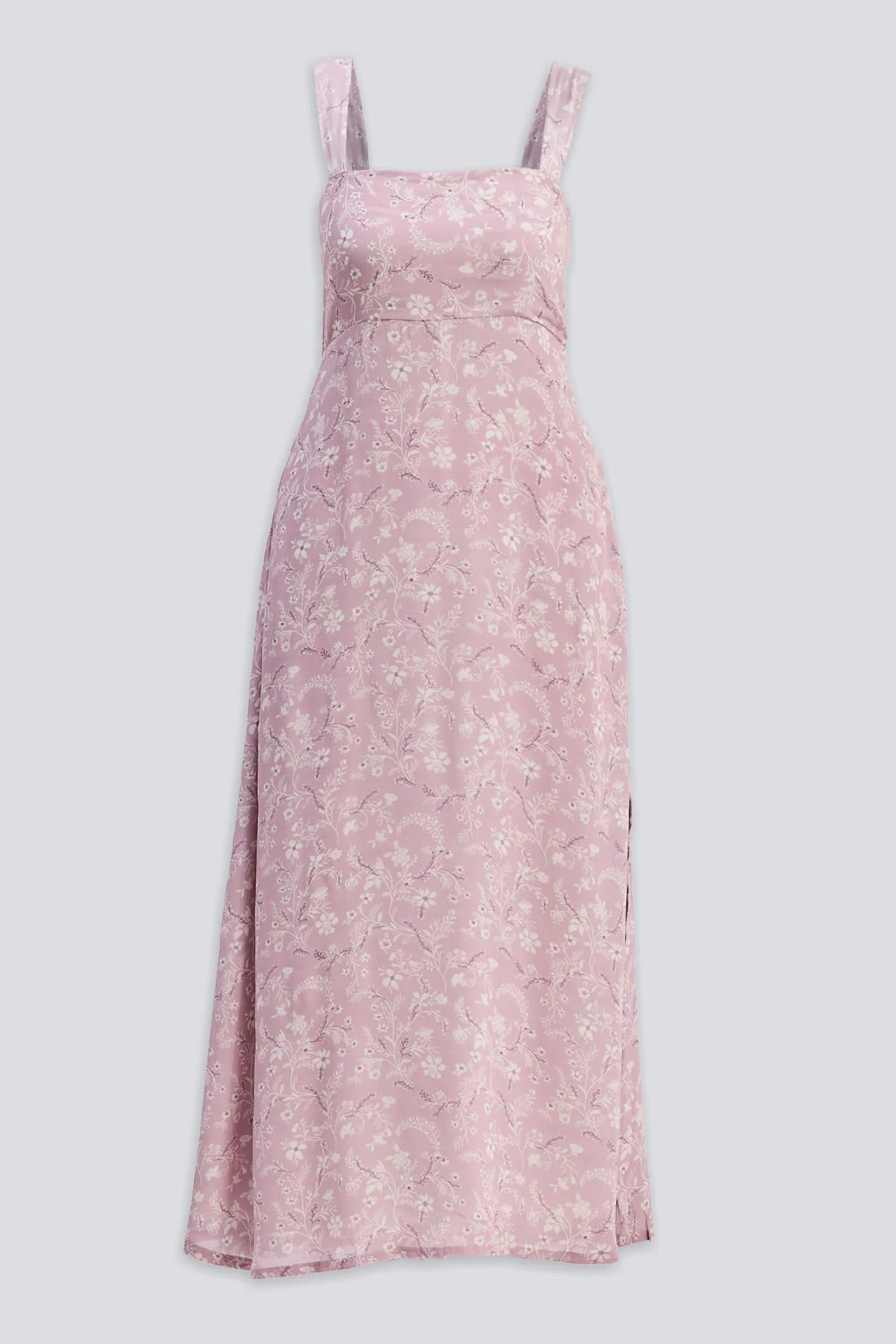 Perfect Floral Maxi with Tapered Straps in Pink - Image 12