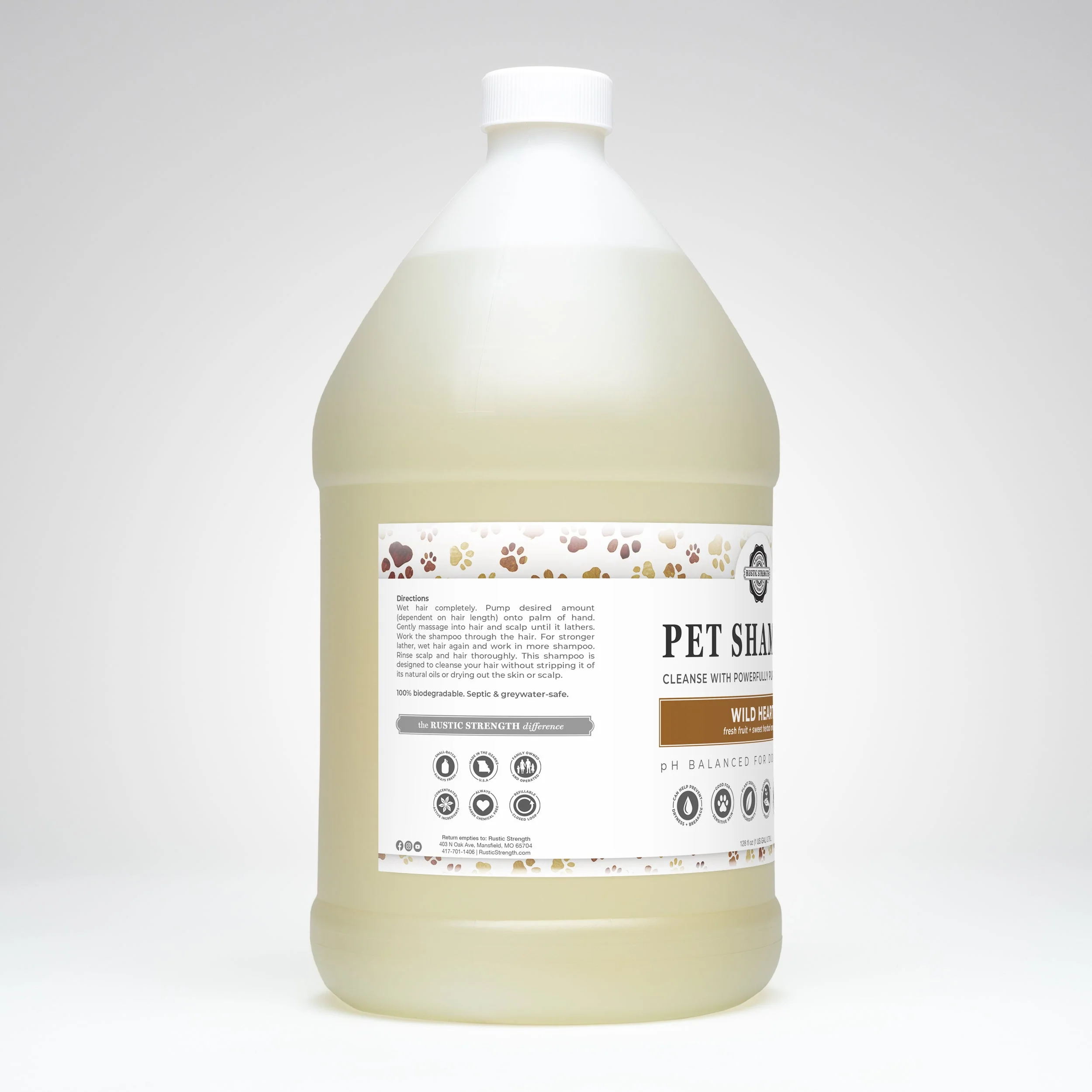 Pet Shampoo | Soothing & Deodorizing | Wild Heart - Image 5