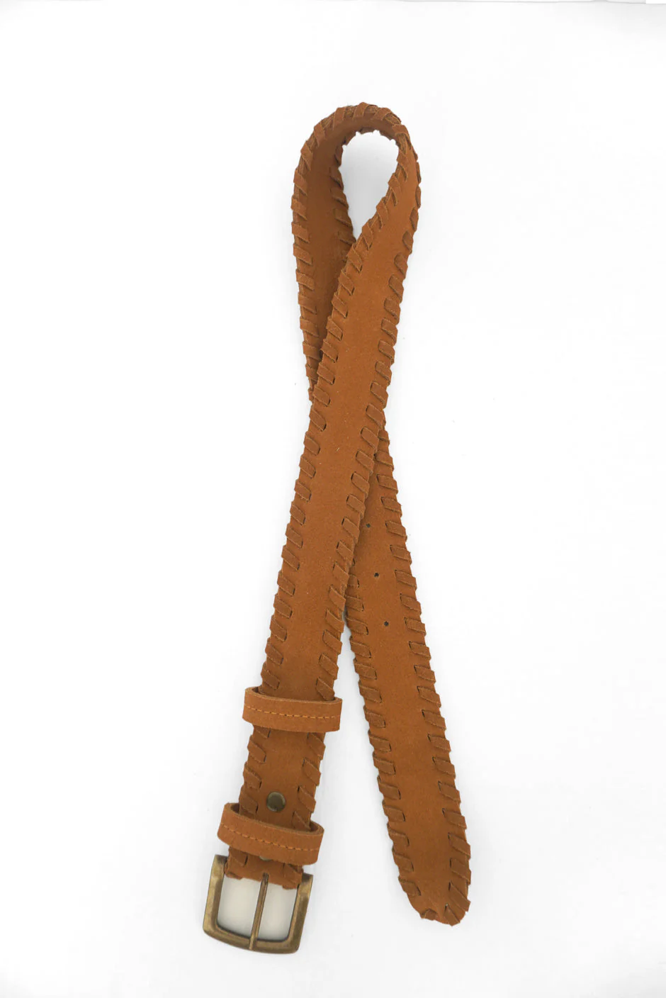 Phoenix Braided Belt in Caramel - Image 3