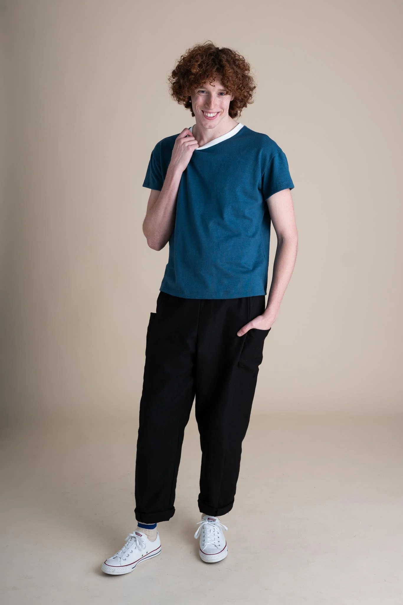 Picasso Tee in Aster - Image 6