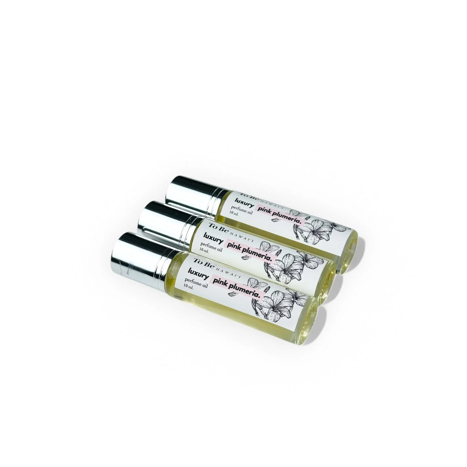 Pink Plumeria Luxury Perfume Roller - Image 2