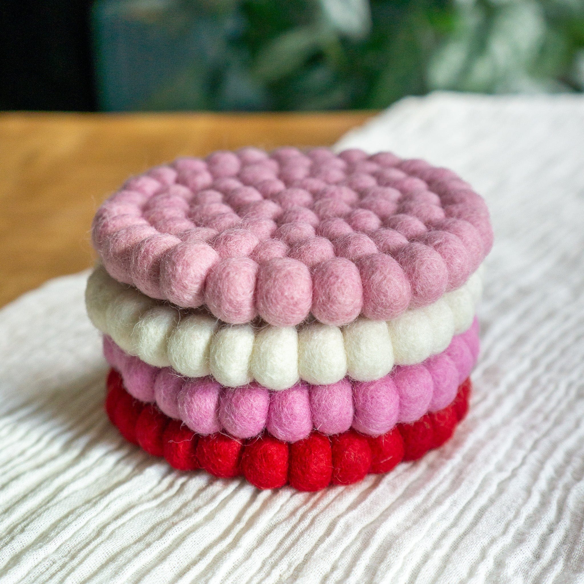Pink Valentine's Eco Coasters - Image 7