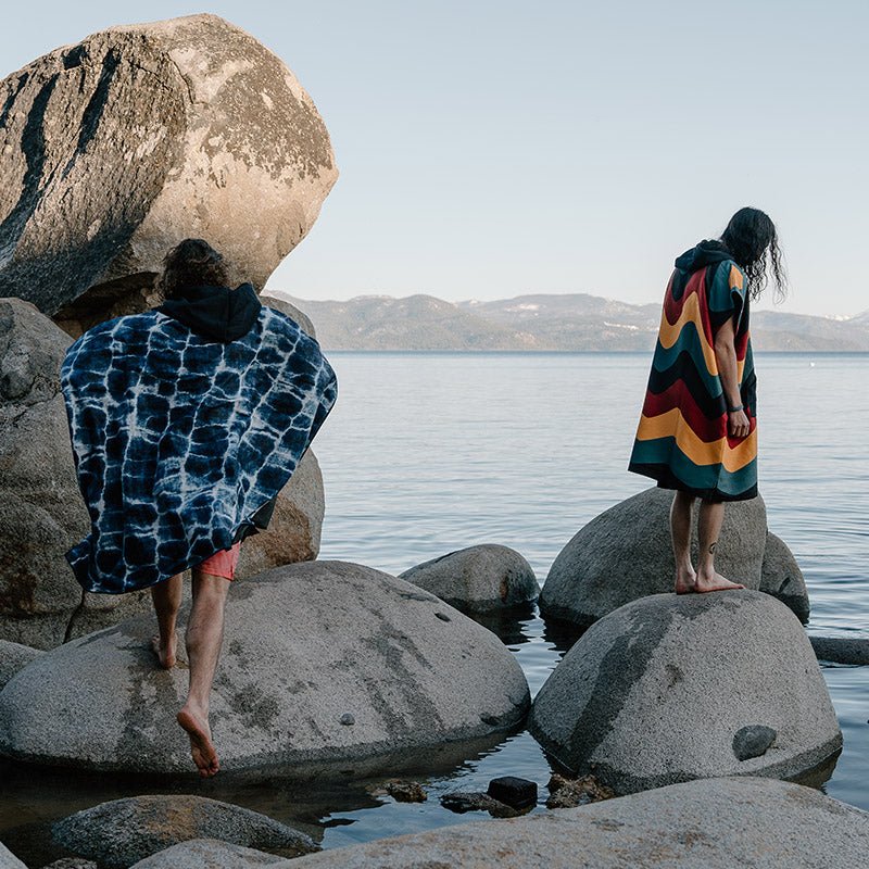 Poncho Towel: Agua Blue - Image 4
