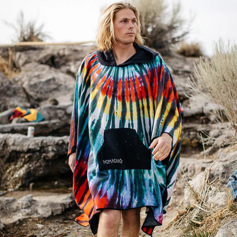 Poncho Towel: Tie-Dye Multi - Image 2