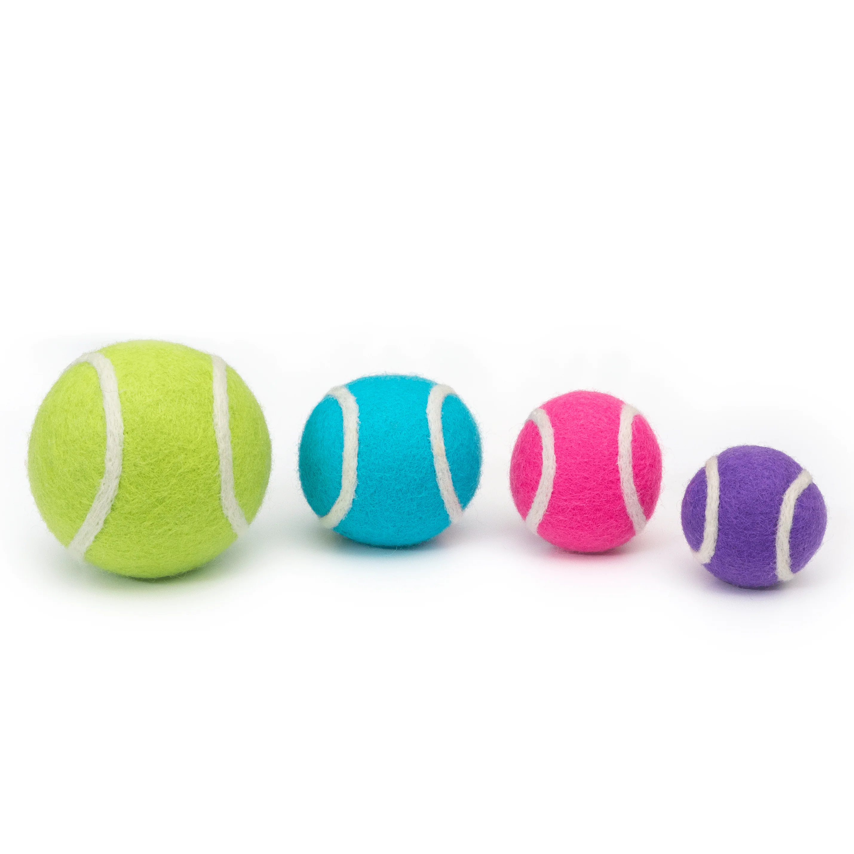 Pop Colors Mini Tennis Wool Balls 1.5 in - Set of 3 - Image 5